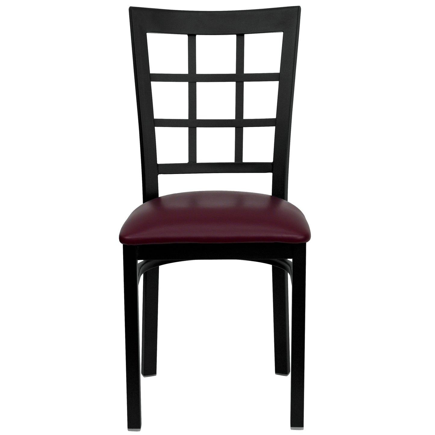 Black Window Chair-Burg Seat XU-DG6Q3BWIN-BURV-GG