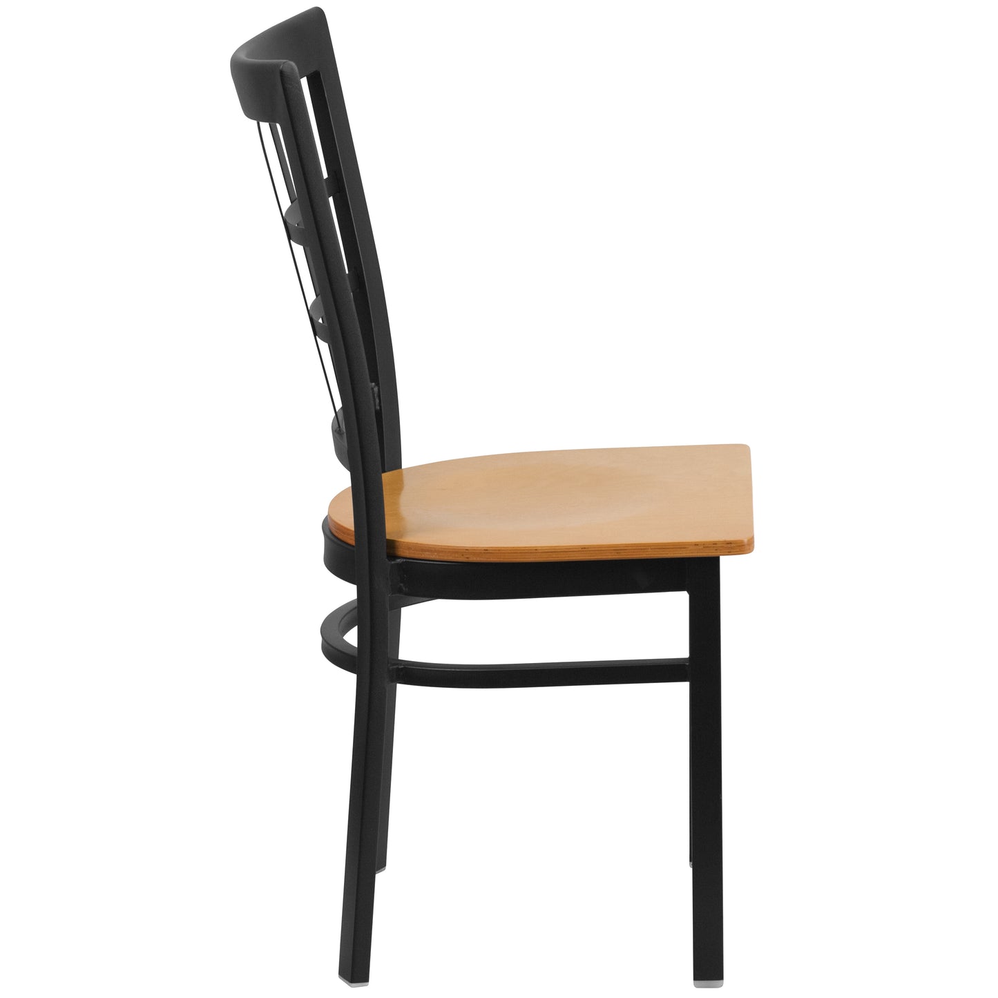 Black Window Chair-Nat Seat XU-DG6Q3BWIN-NATW-GG