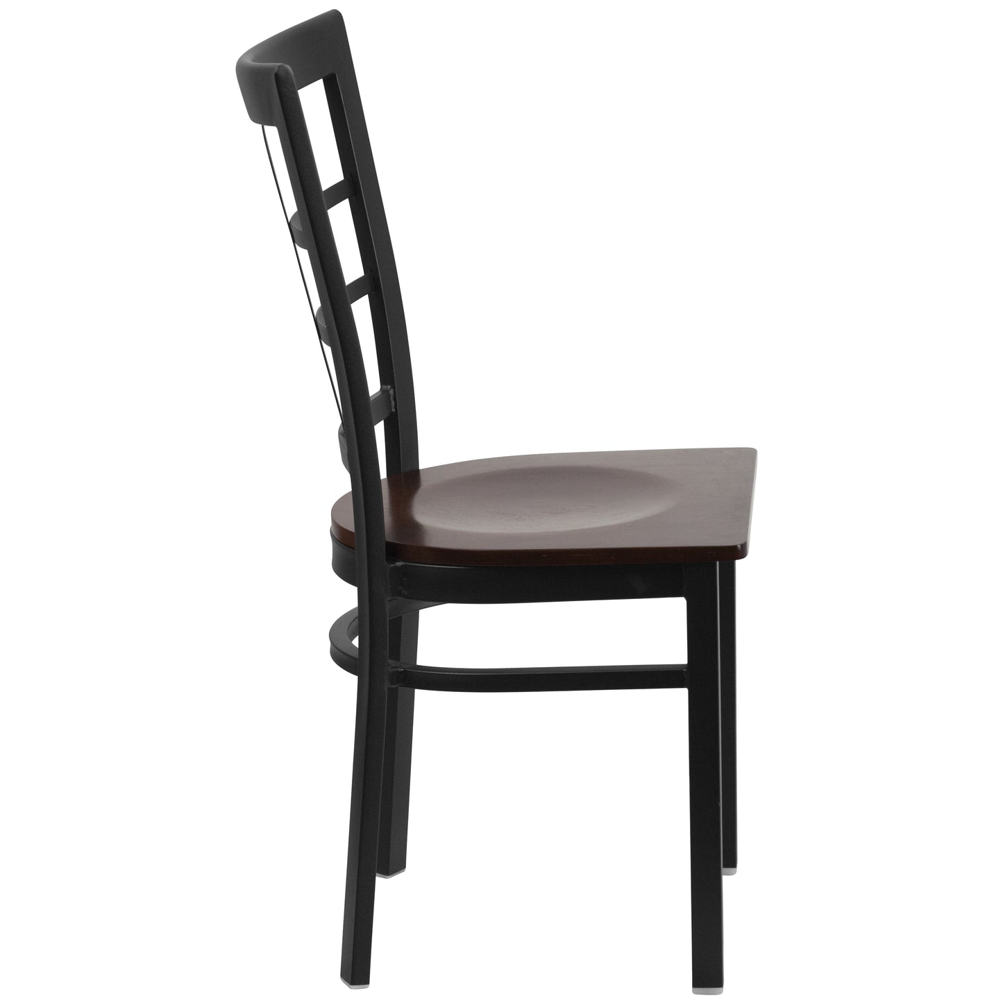 Black Window Chair-Wal Seat XU-DG6Q3BWIN-WALW-GG