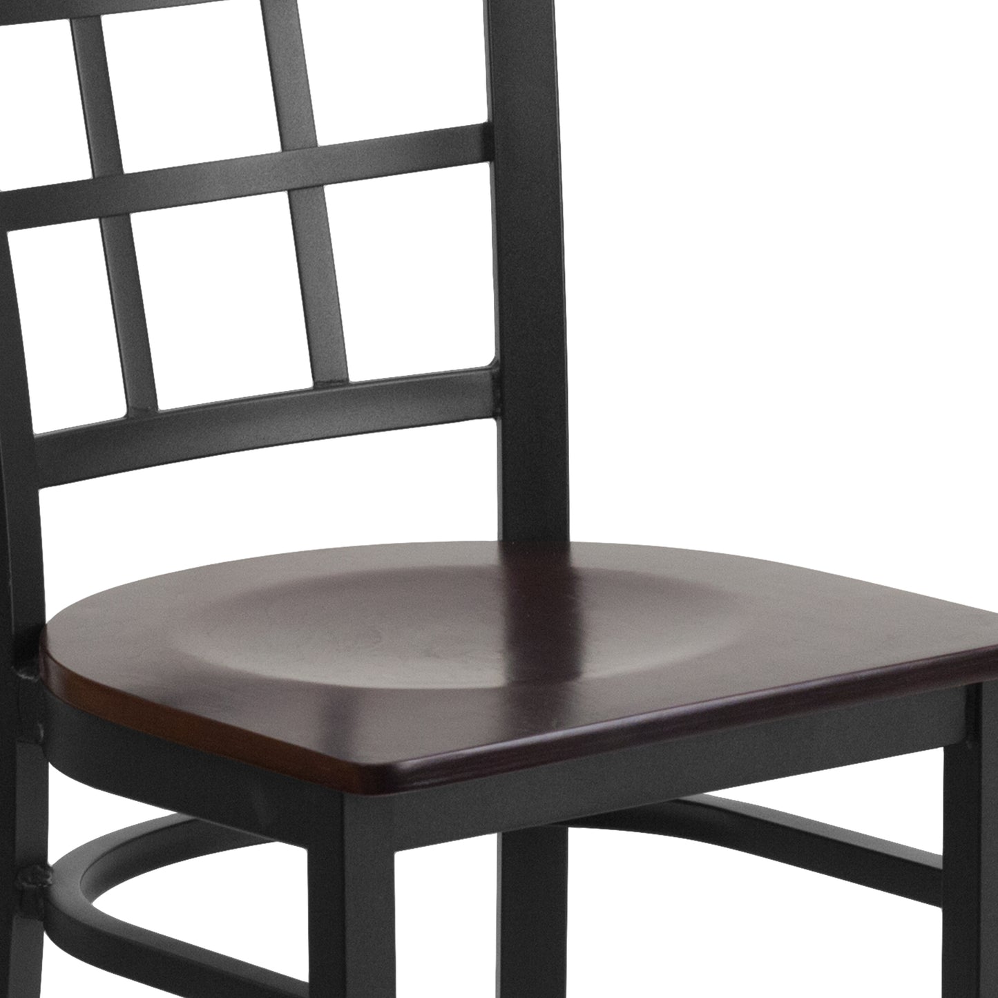 Black Window Chair-Wal Seat XU-DG6Q3BWIN-WALW-GG