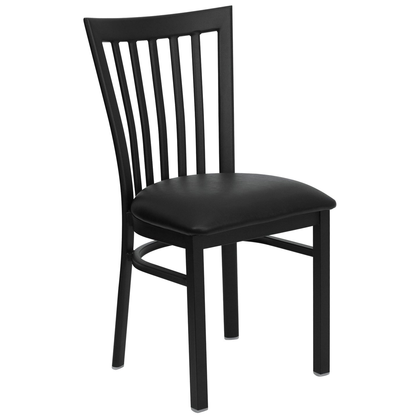 Black School Chair-Black Seat XU-DG6Q4BSCH-BLKV-GG