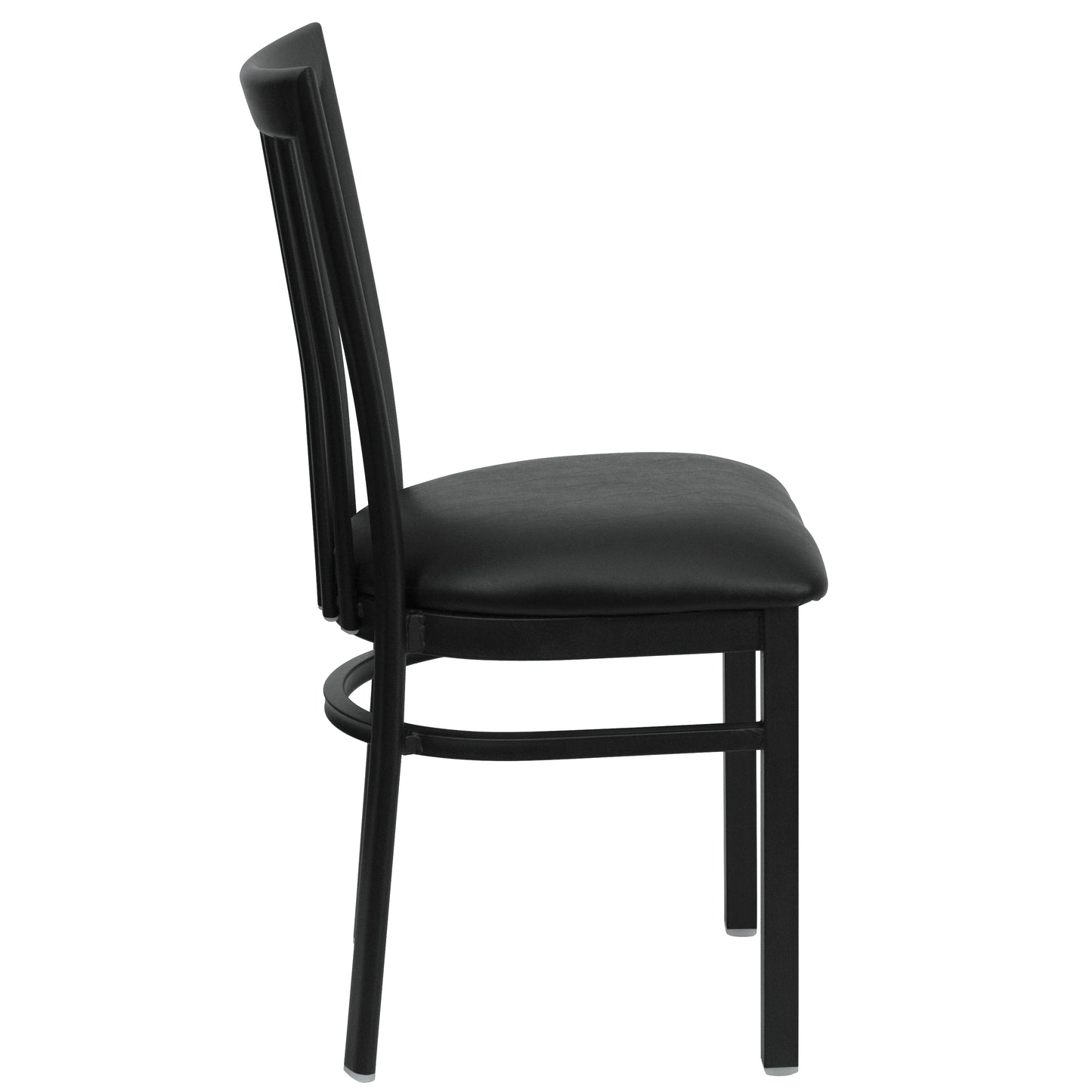 Black School Chair-Black Seat XU-DG6Q4BSCH-BLKV-GG