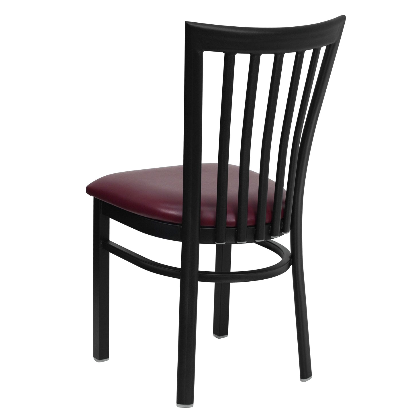 Black School Chair-Burg Seat XU-DG6Q4BSCH-BURV-GG