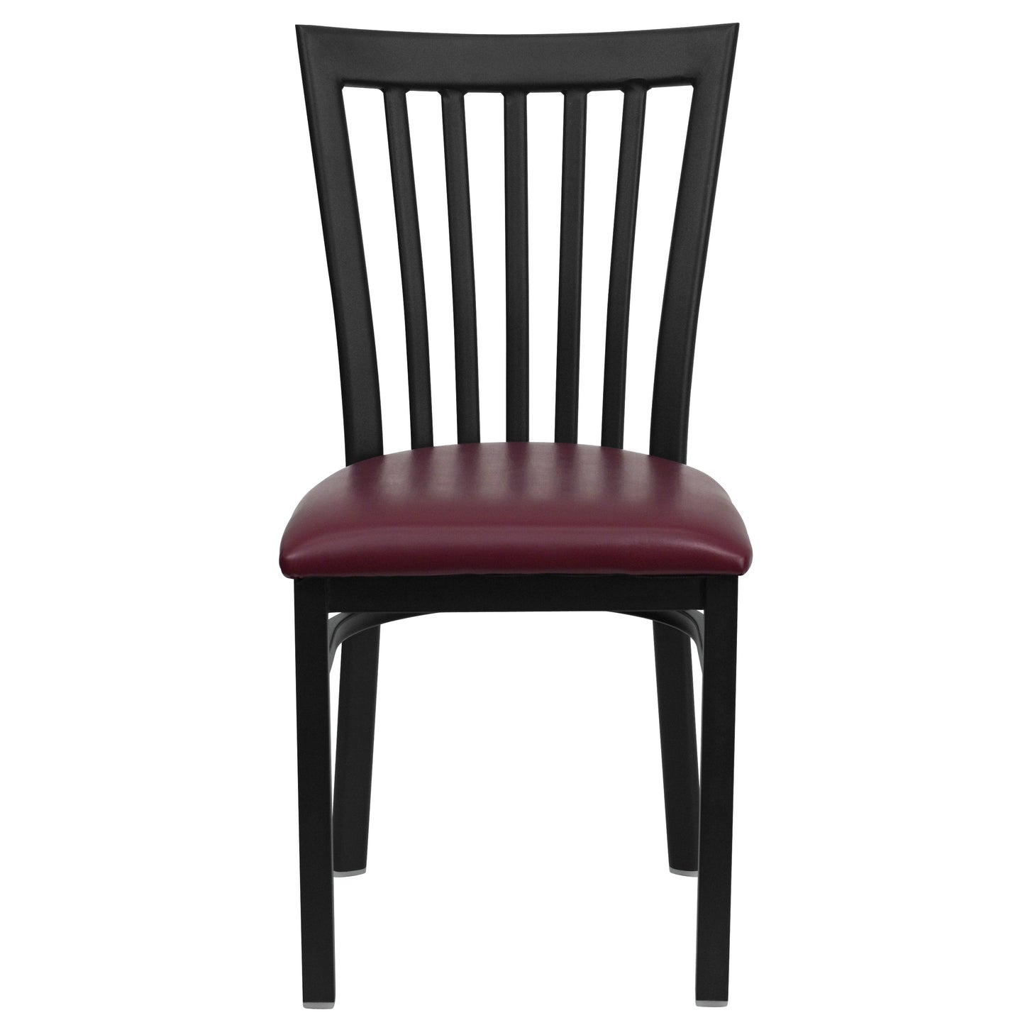 Black School Chair-Burg Seat XU-DG6Q4BSCH-BURV-GG