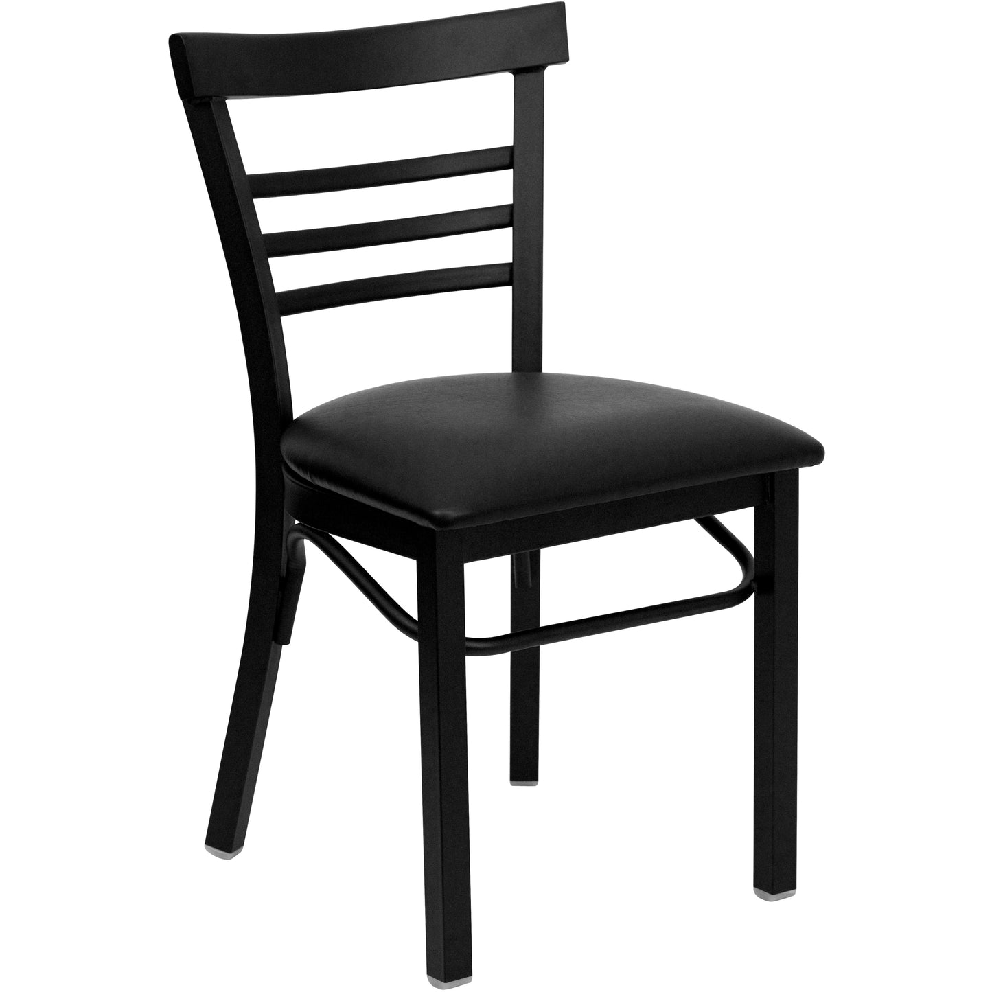 Black Ladder Chair-Black Seat XU-DG6Q6B1LAD-BLKV-GG