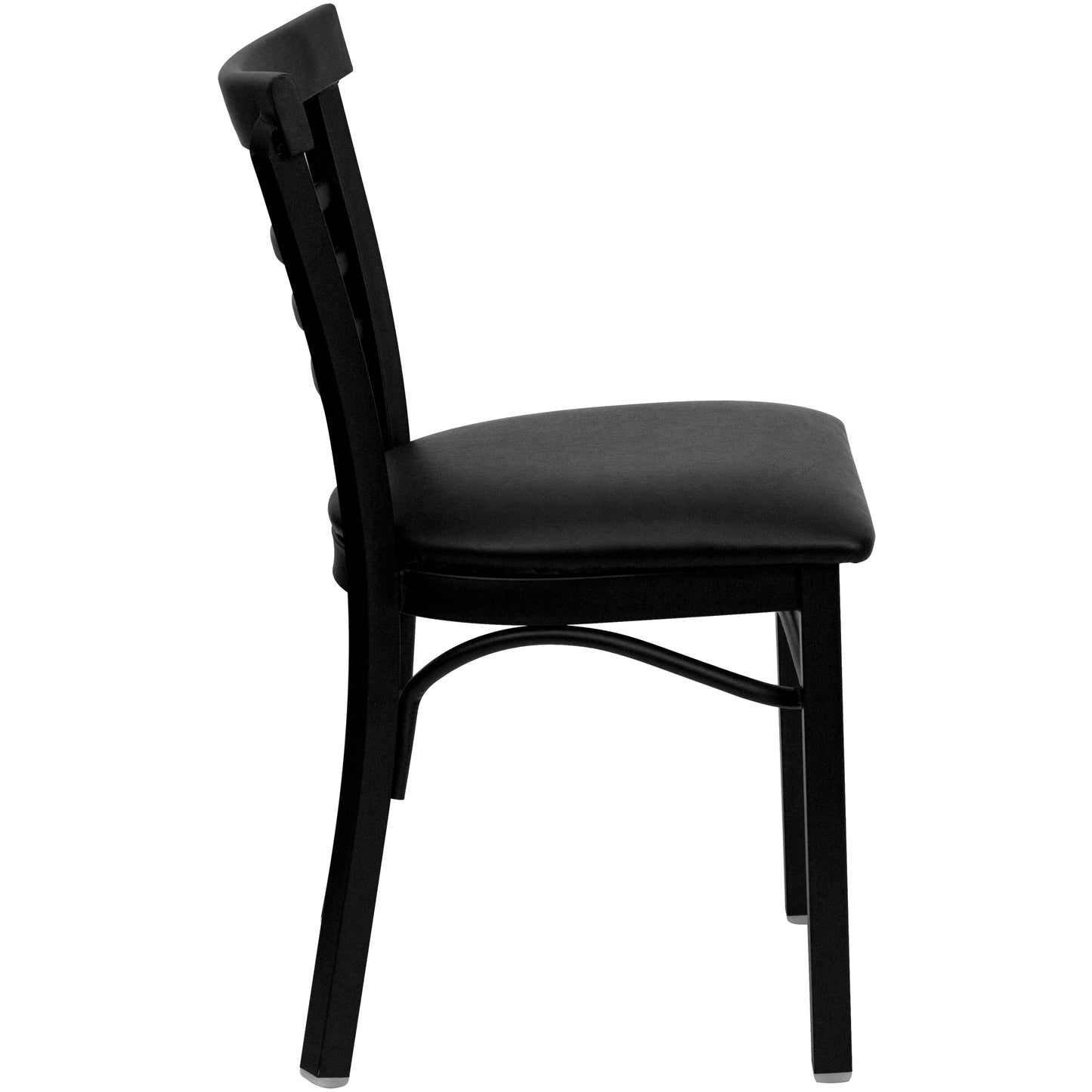 Black Ladder Chair-Black Seat XU-DG6Q6B1LAD-BLKV-GG