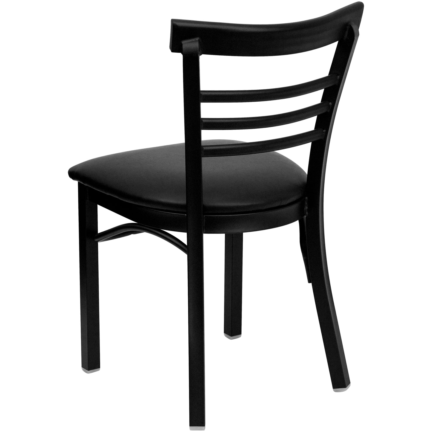 Black Ladder Chair-Black Seat XU-DG6Q6B1LAD-BLKV-GG