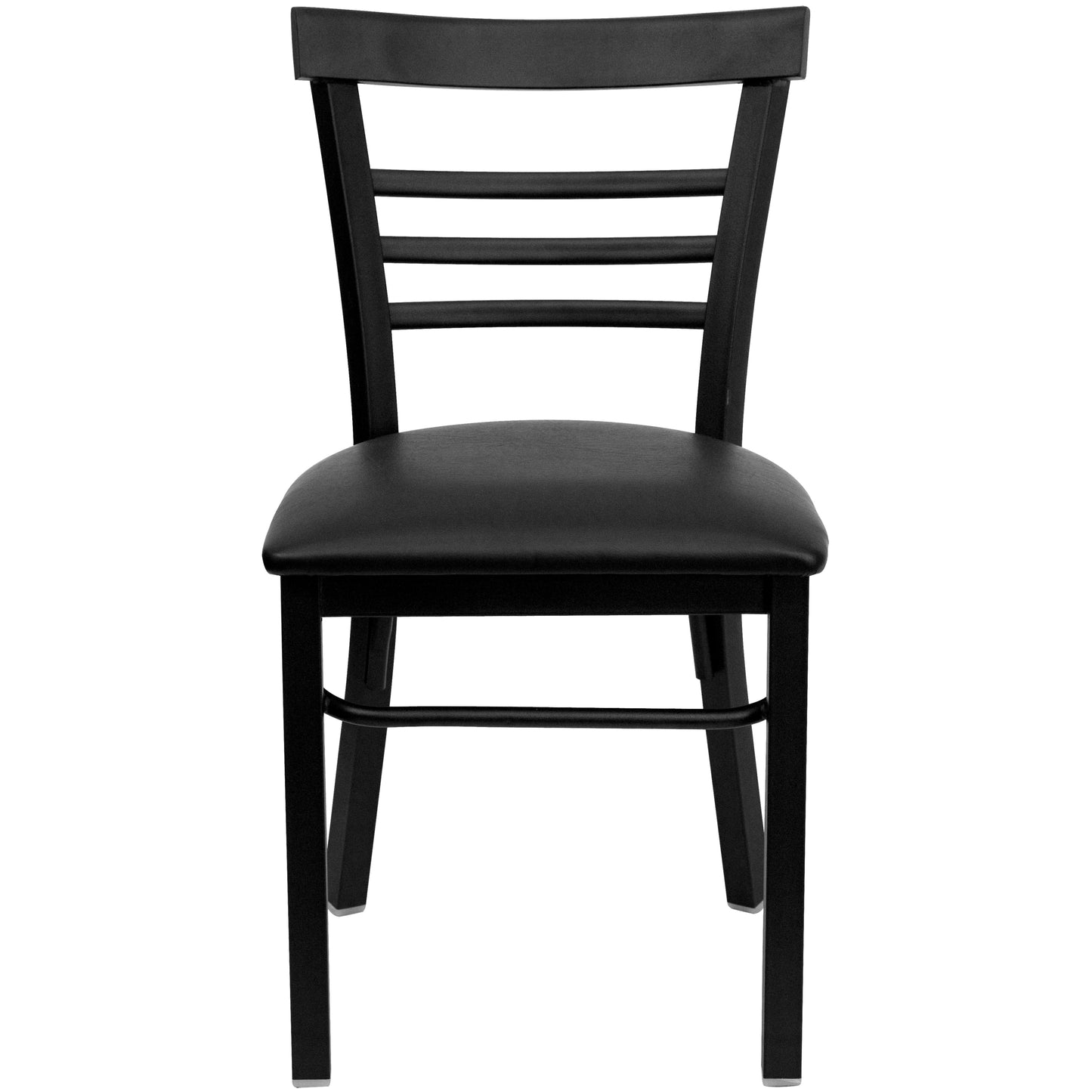 Black Ladder Chair-Black Seat XU-DG6Q6B1LAD-BLKV-GG