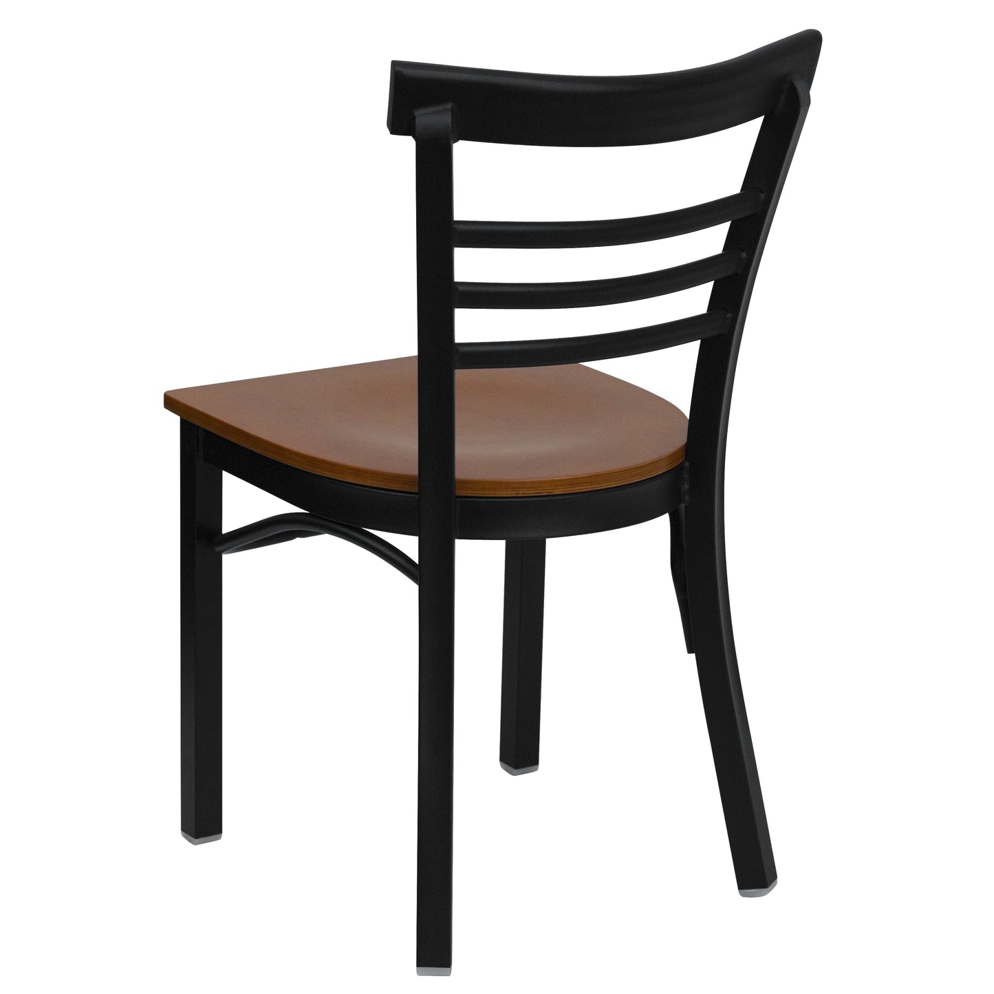 Black Ladder Chair-Cherry Seat XU-DG6Q6B1LAD-CHYW-GG