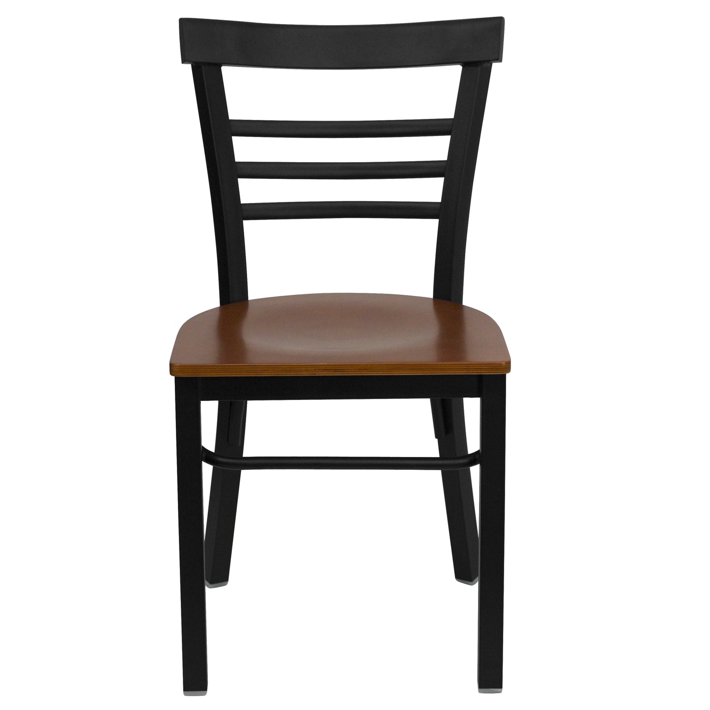 Black Ladder Chair-Cherry Seat XU-DG6Q6B1LAD-CHYW-GG