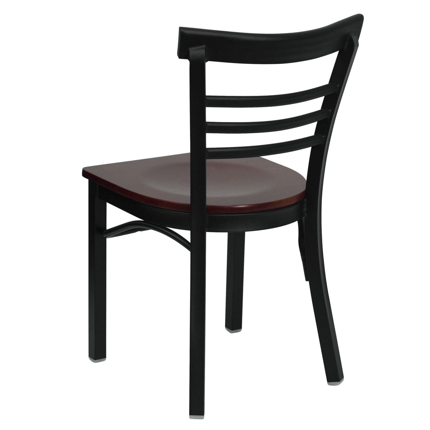 Black Ladder Chair-Mah Seat XU-DG6Q6B1LAD-MAHW-GG