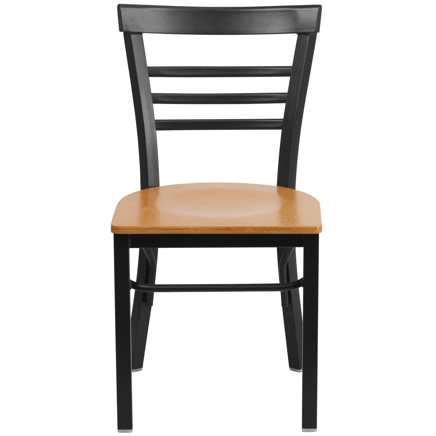 Black Ladder Chair-Nat Seat XU-DG6Q6B1LAD-NATW-GG