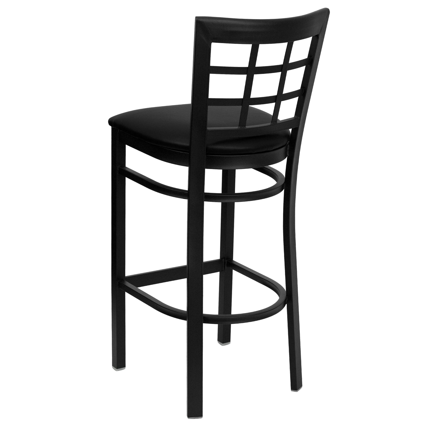 Black Window Stool-Black Seat XU-DG6R7BWIN-BAR-BLKV-GG