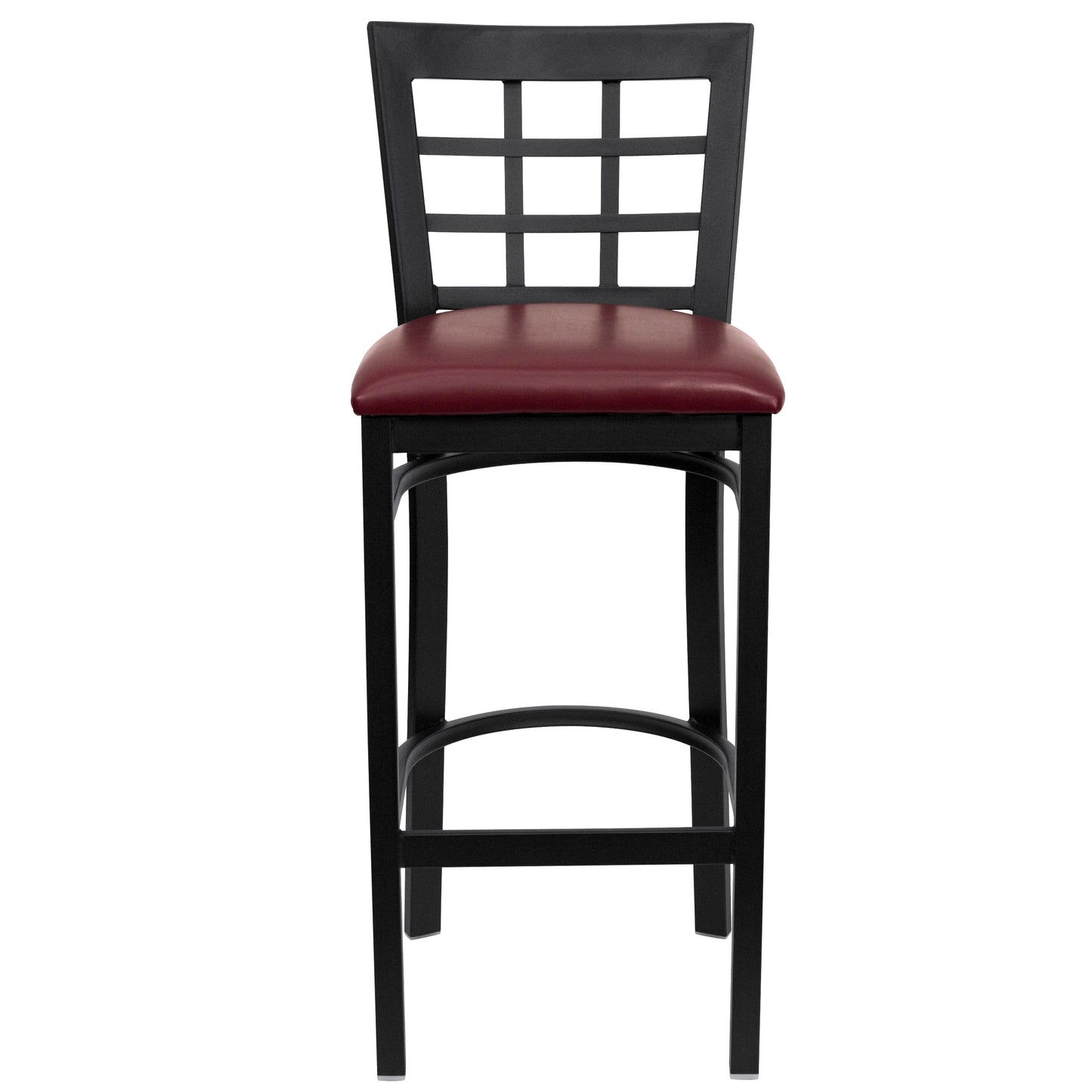 Black Window Stool-Burg Seat XU-DG6R7BWIN-BAR-BURV-GG