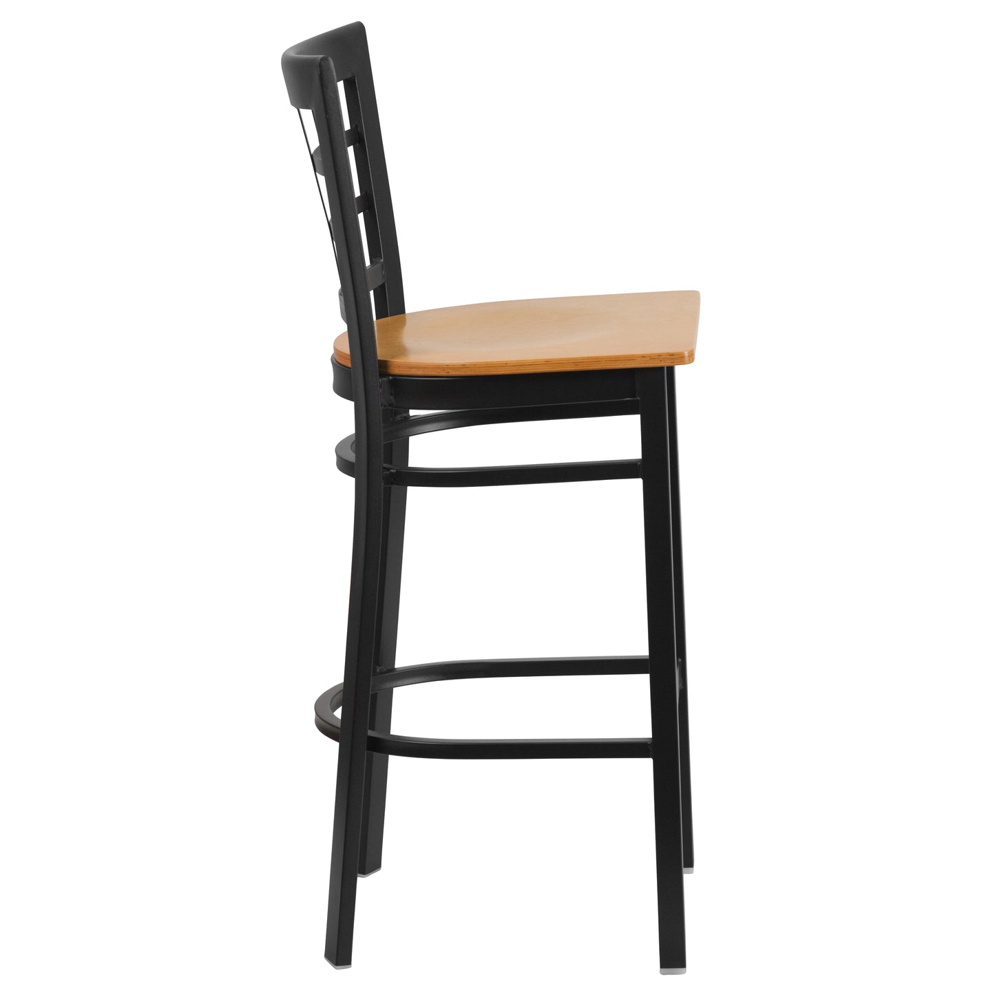 Black Window Stool-Nat Seat XU-DG6R7BWIN-BAR-NATW-GG