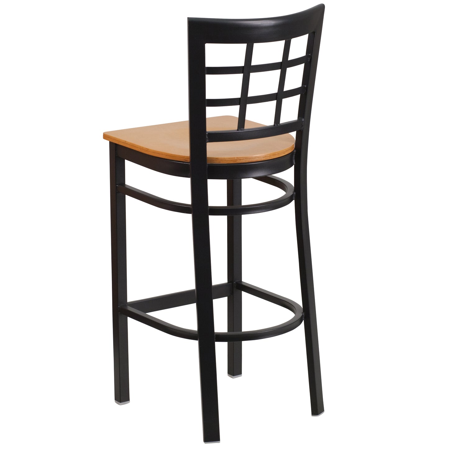 Black Window Stool-Nat Seat XU-DG6R7BWIN-BAR-NATW-GG