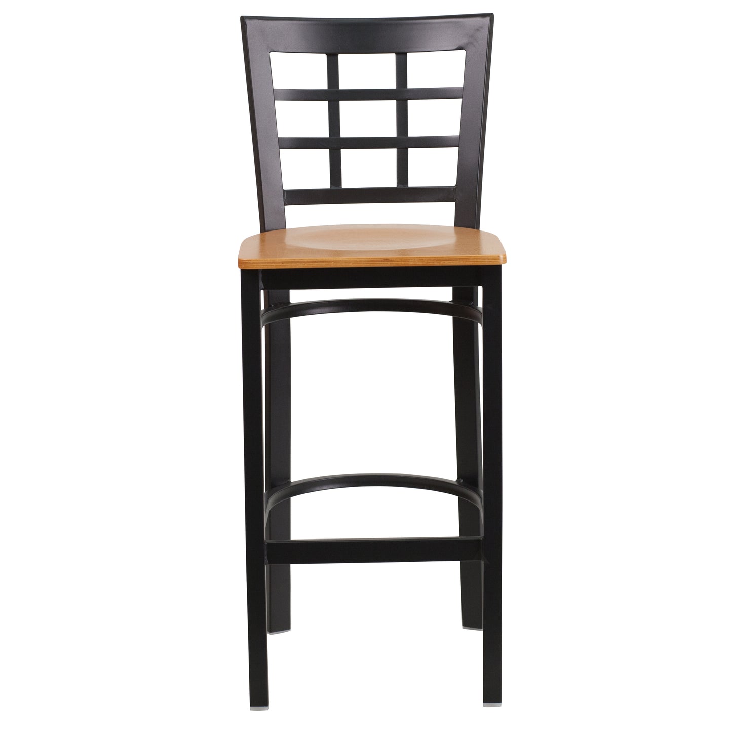 Black Window Stool-Nat Seat XU-DG6R7BWIN-BAR-NATW-GG