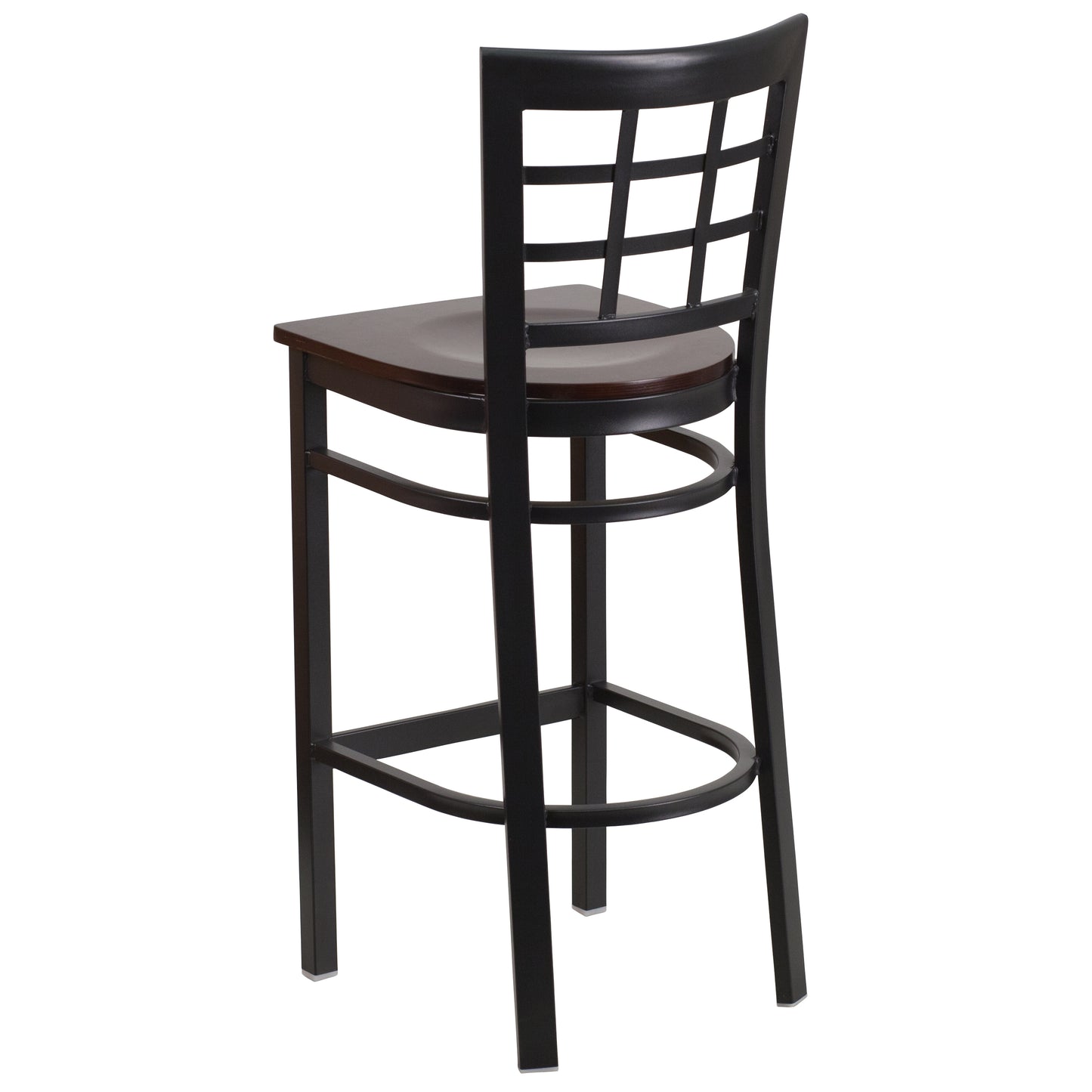 Black Window Stool-Wal Seat XU-DG6R7BWIN-BAR-WALW-GG