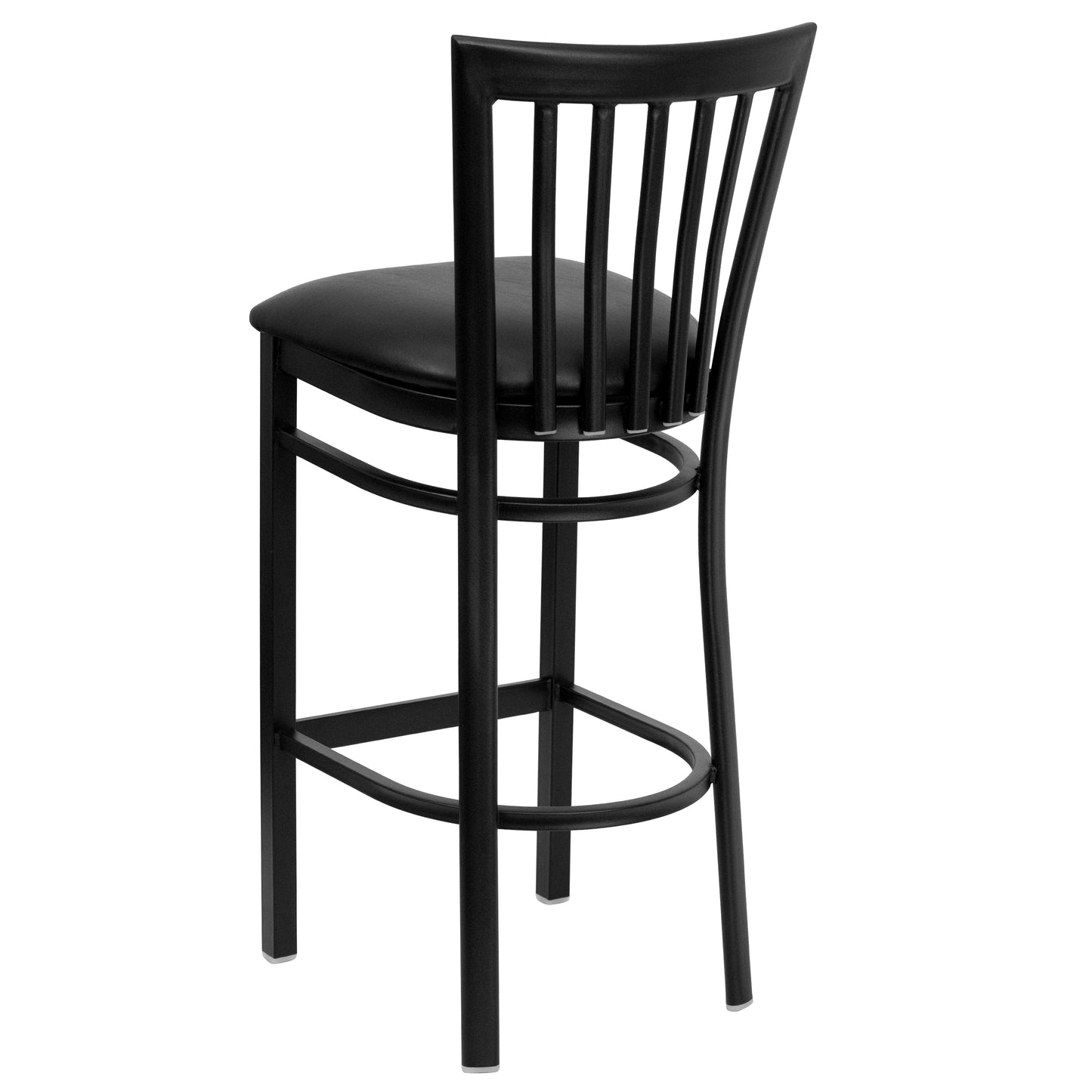 Black School Stool-Black Seat XU-DG6R8BSCH-BAR-BLKV-GG