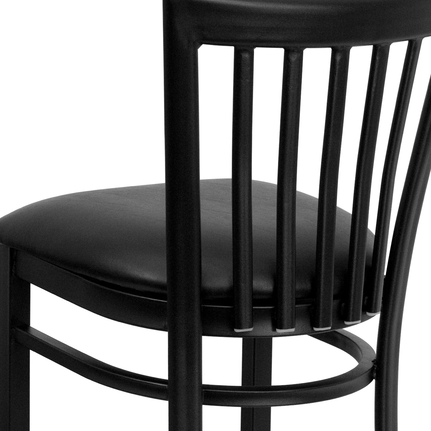 Black School Stool-Black Seat XU-DG6R8BSCH-BAR-BLKV-GG