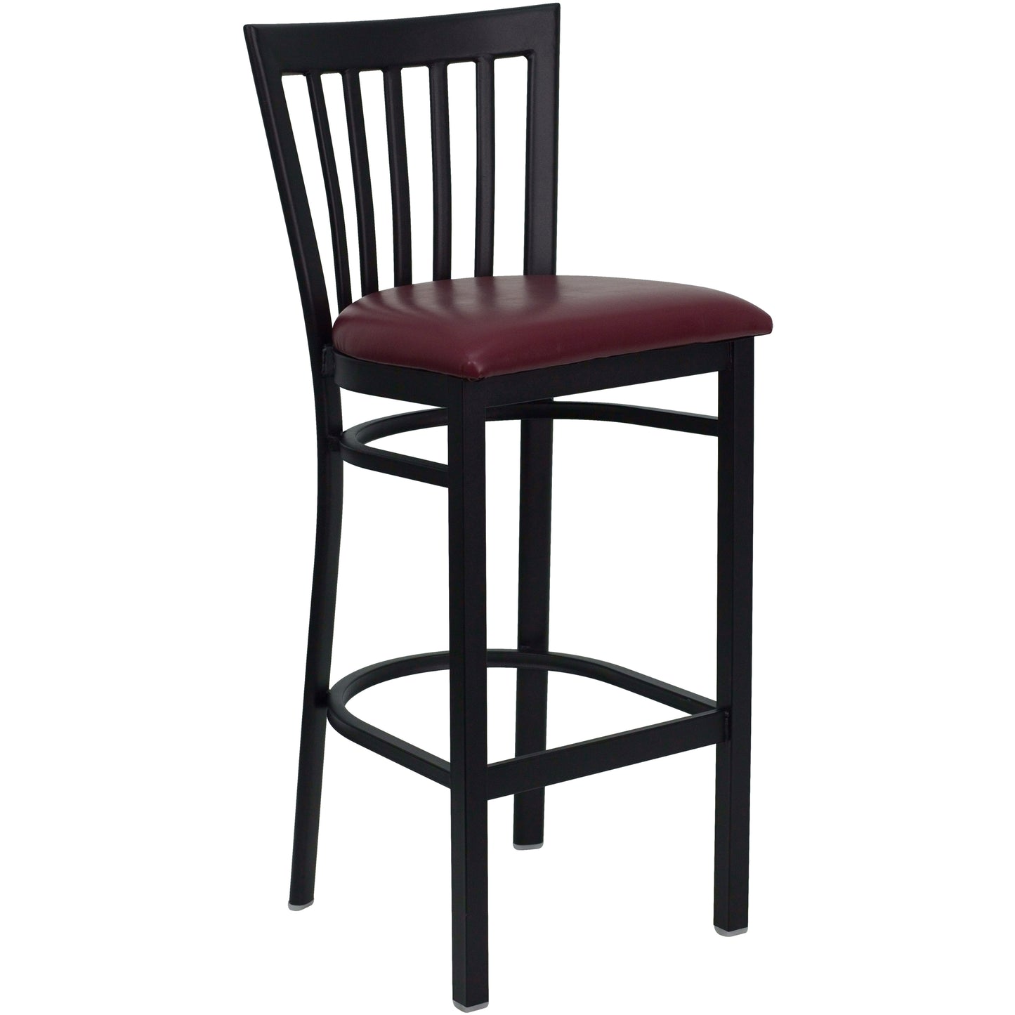 Black School Stool-Burg Seat XU-DG6R8BSCH-BAR-BURV-GG