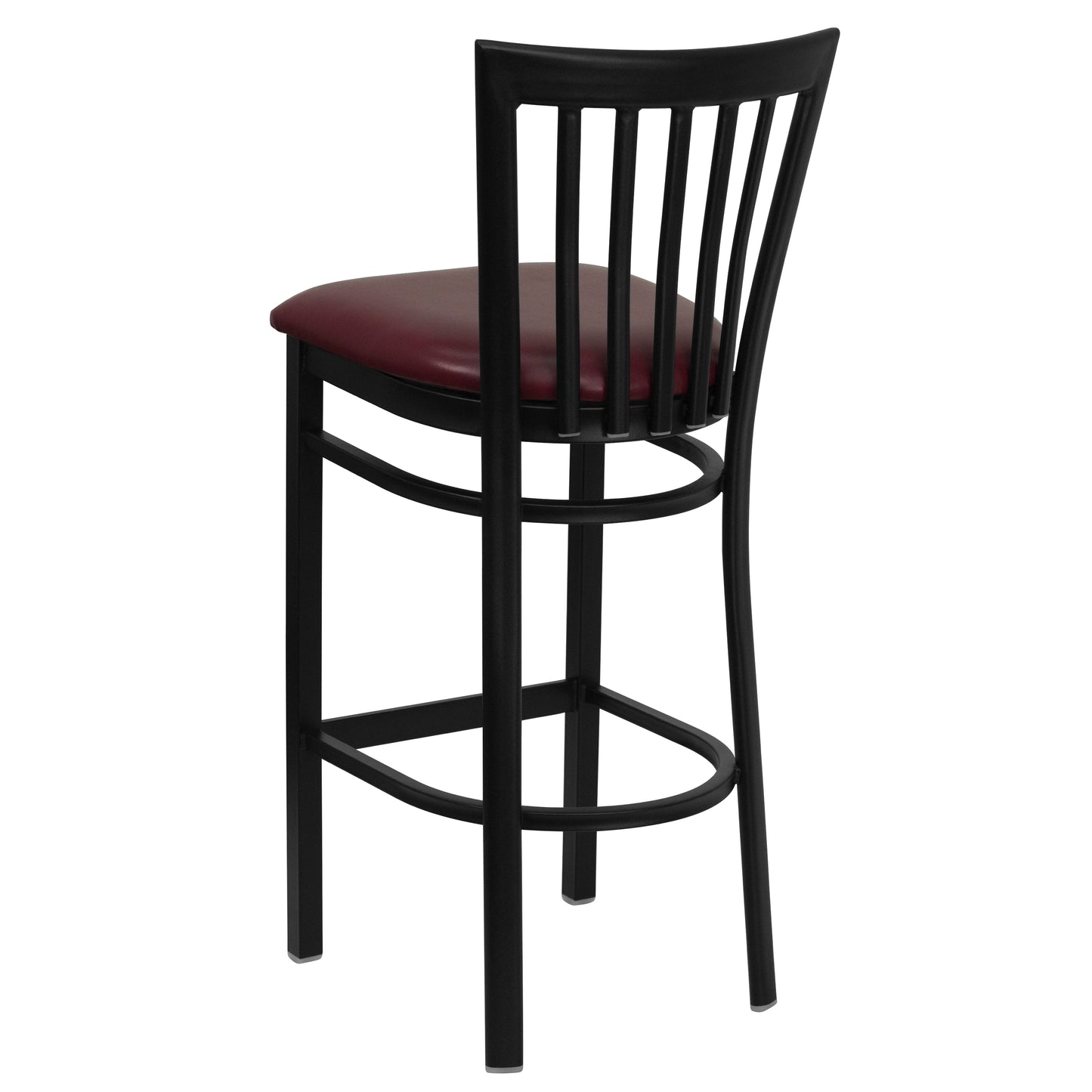 Black School Stool-Burg Seat XU-DG6R8BSCH-BAR-BURV-GG