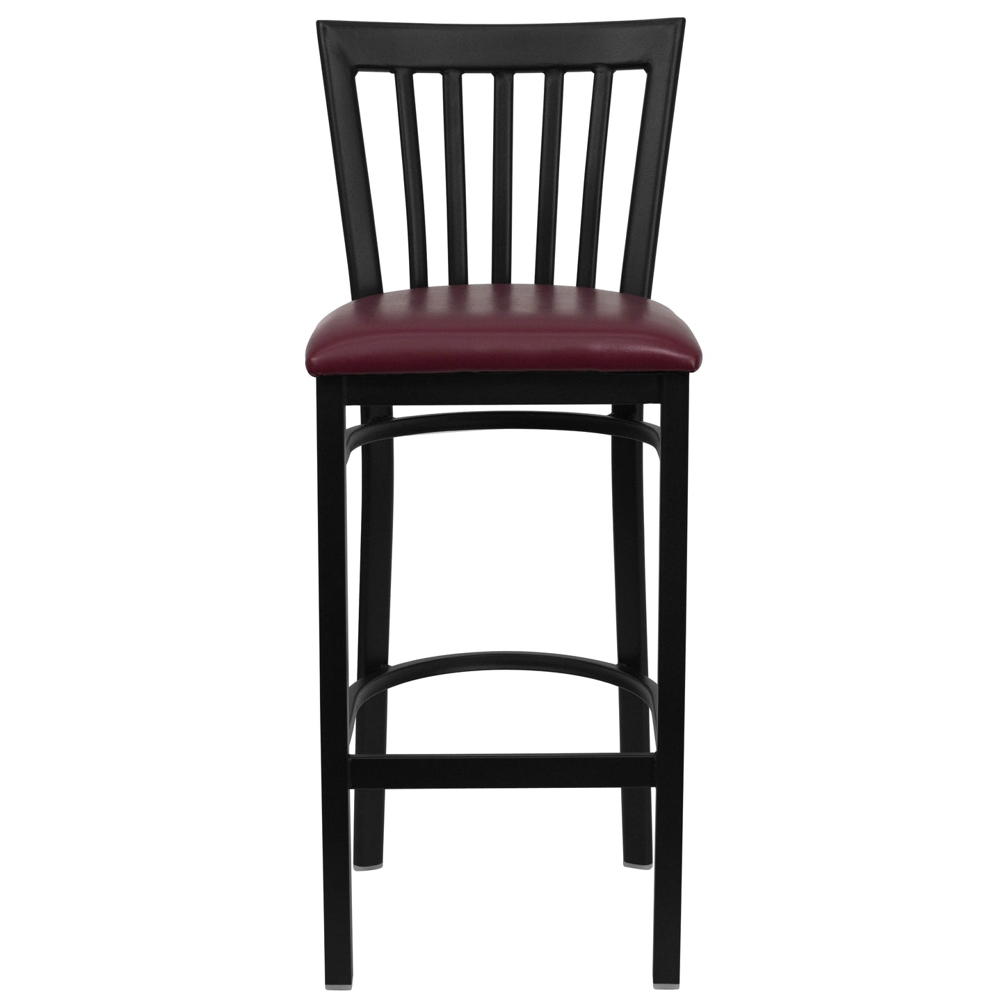 Black School Stool-Burg Seat XU-DG6R8BSCH-BAR-BURV-GG