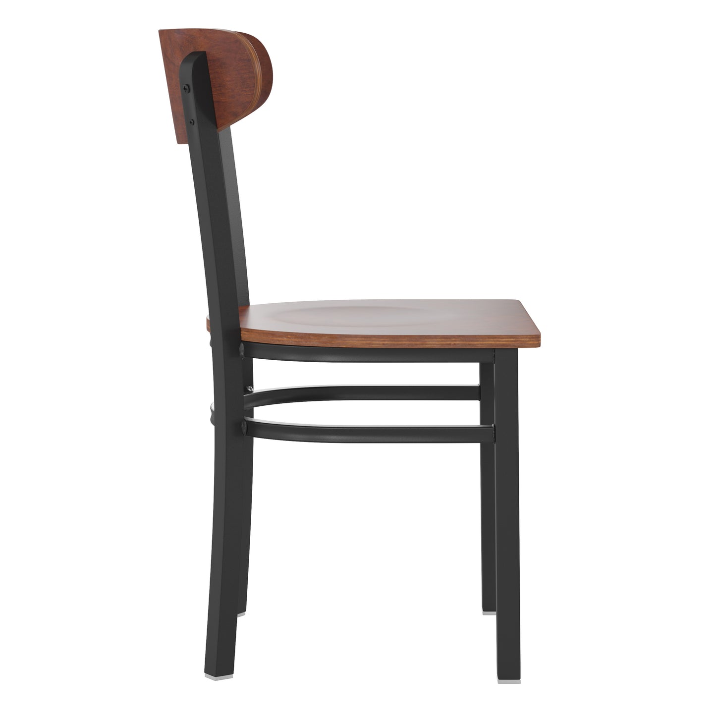 Walnut Wood Seat Dining Chair XU-DG6V5B-WAL-GG