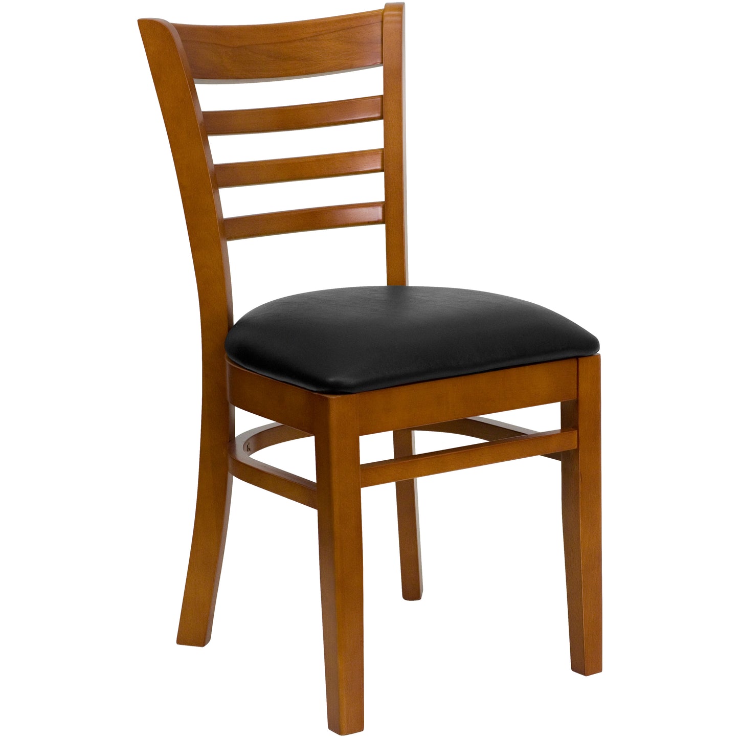 Cherry Wood Chair-Blk Vinyl XU-DGW0005LAD-CHY-BLKV-GG