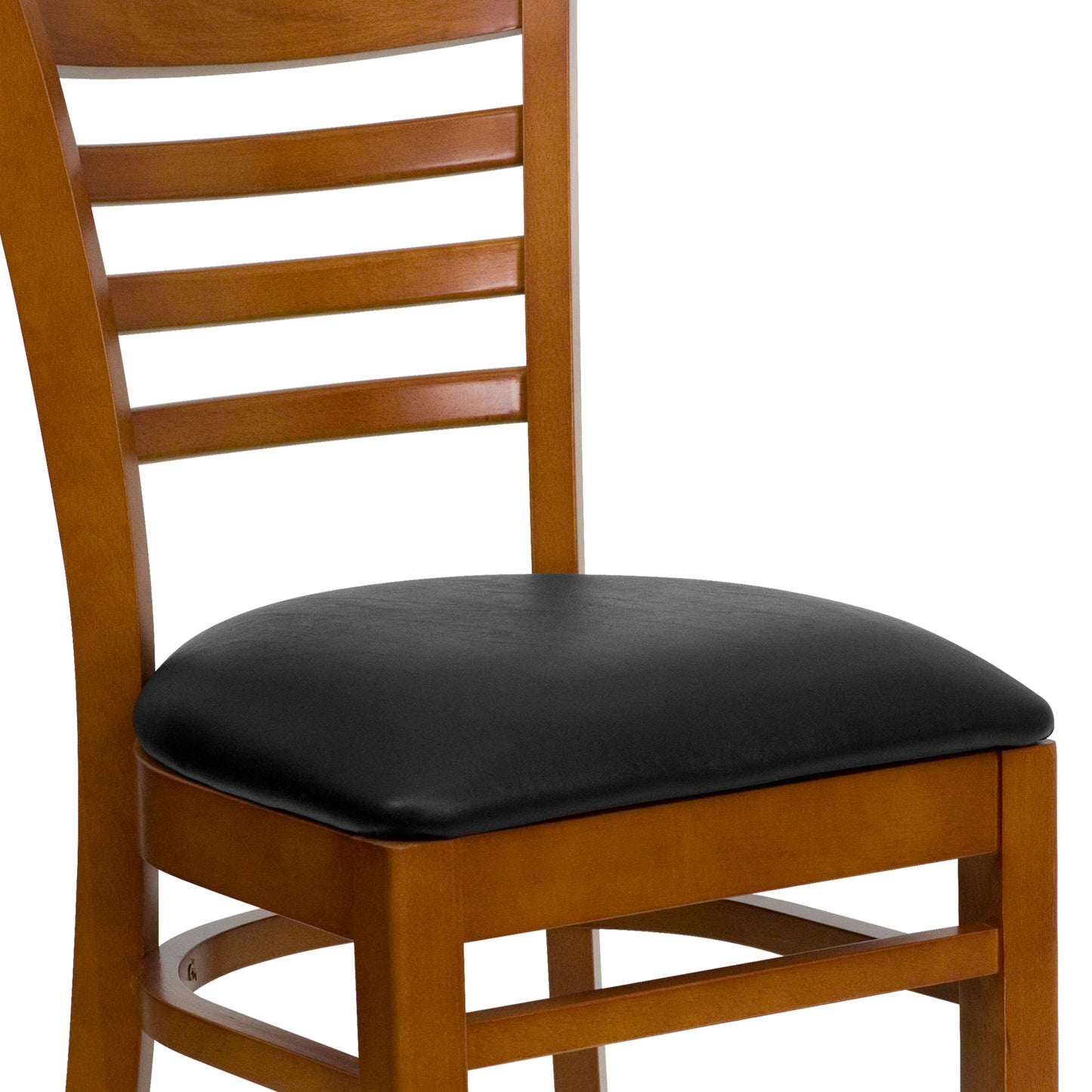 Cherry Wood Chair-Blk Vinyl XU-DGW0005LAD-CHY-BLKV-GG