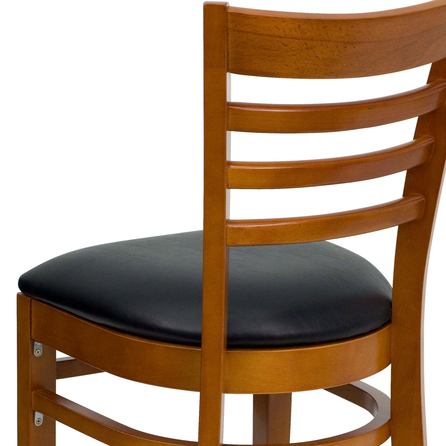 Cherry Wood Chair-Blk Vinyl XU-DGW0005LAD-CHY-BLKV-GG