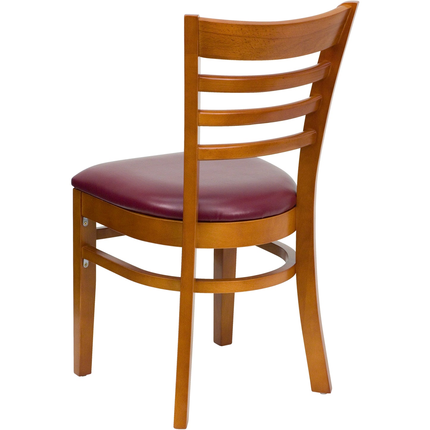 Cherry Wood Chair-Burg Vinyl XU-DGW0005LAD-CHY-BURV-GG