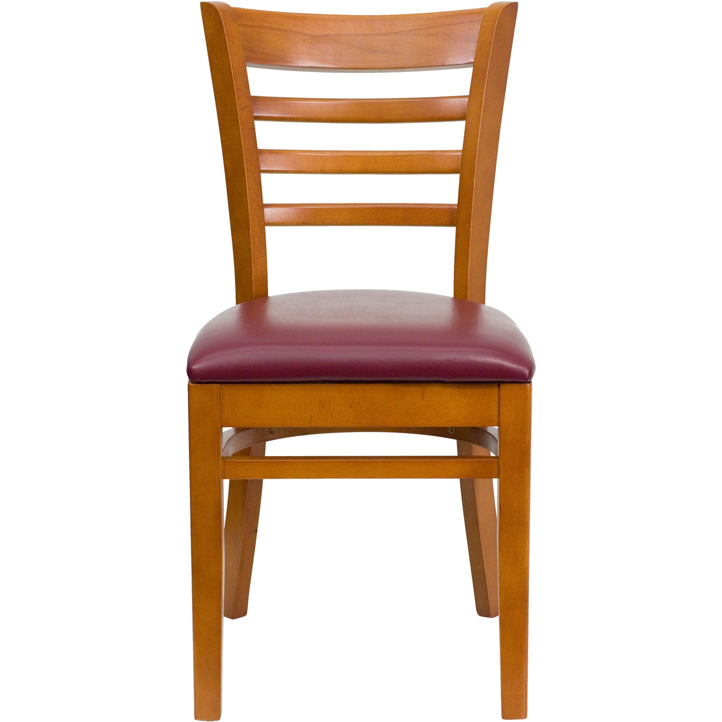 Cherry Wood Chair-Burg Vinyl XU-DGW0005LAD-CHY-BURV-GG