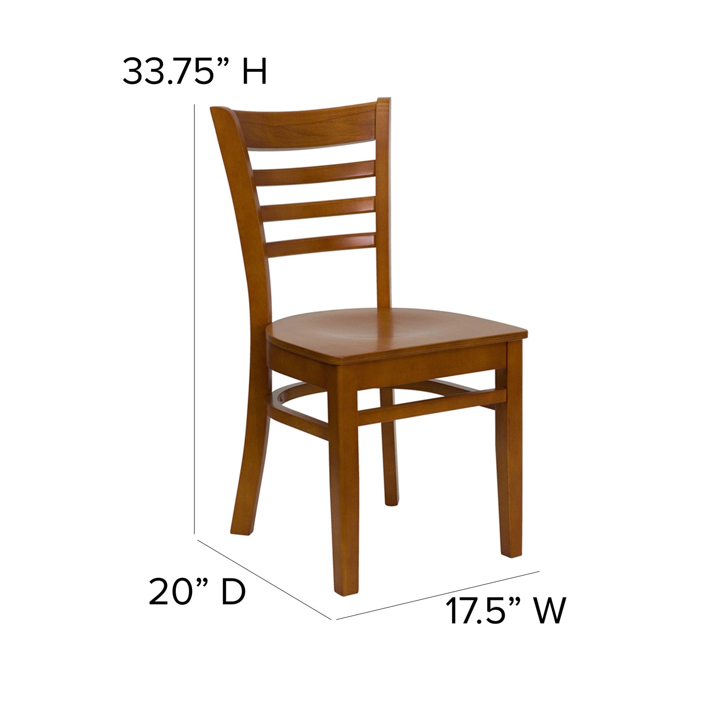 Cherry Wood Dining Chair XU-DGW0005LAD-CHY-GG