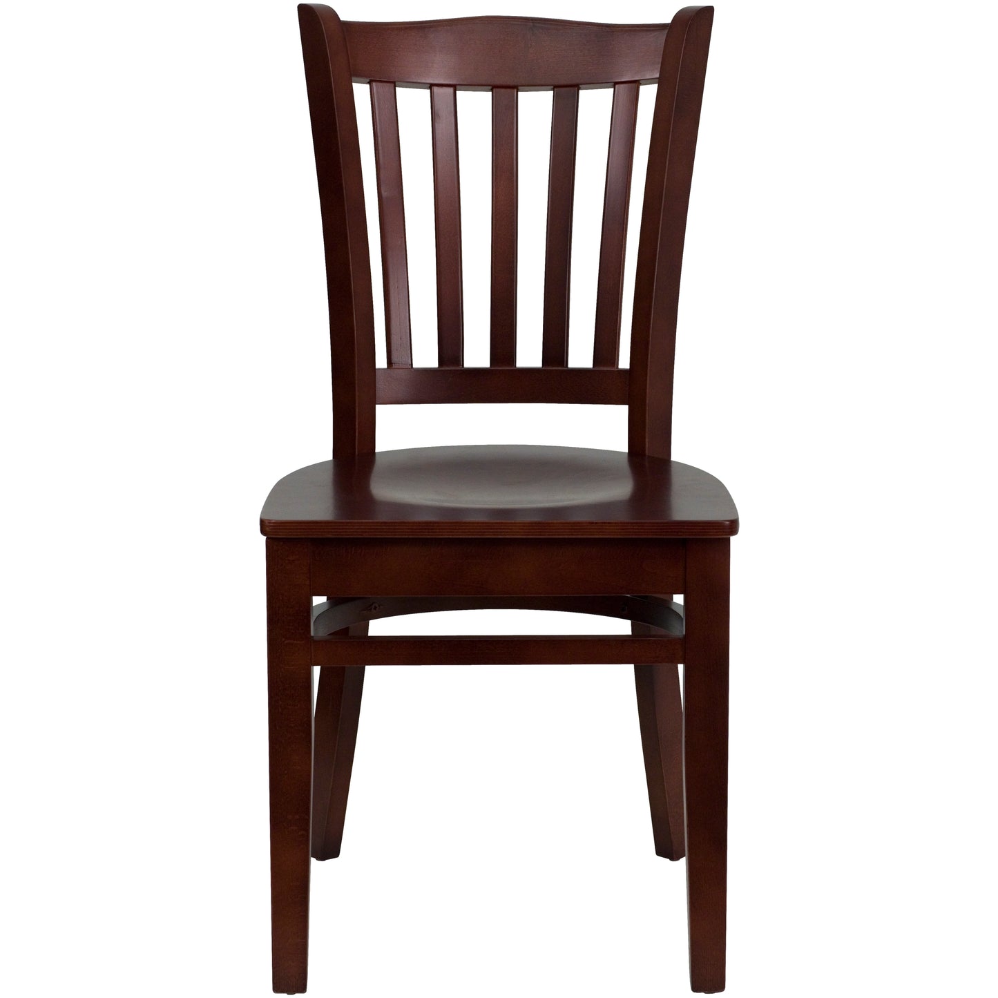 Mahogany Wood Dining Chair XU-DGW0008VRT-MAH-GG