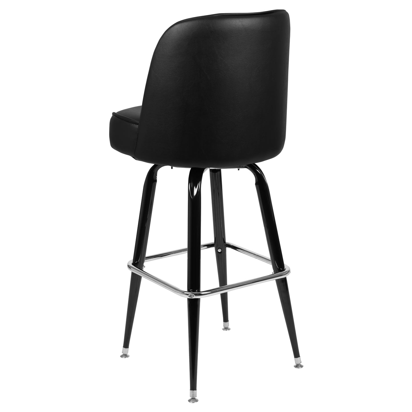 Black Swivel Bucket Seat Stool XU-F-125-GG