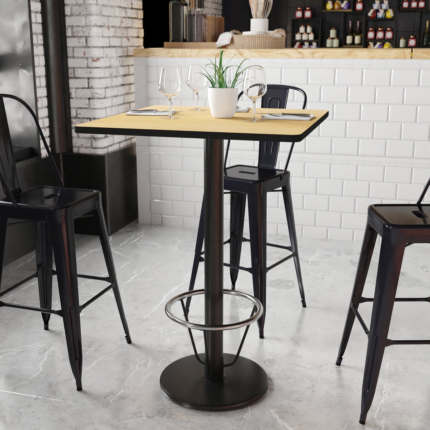 Bar Height Hospitality Table