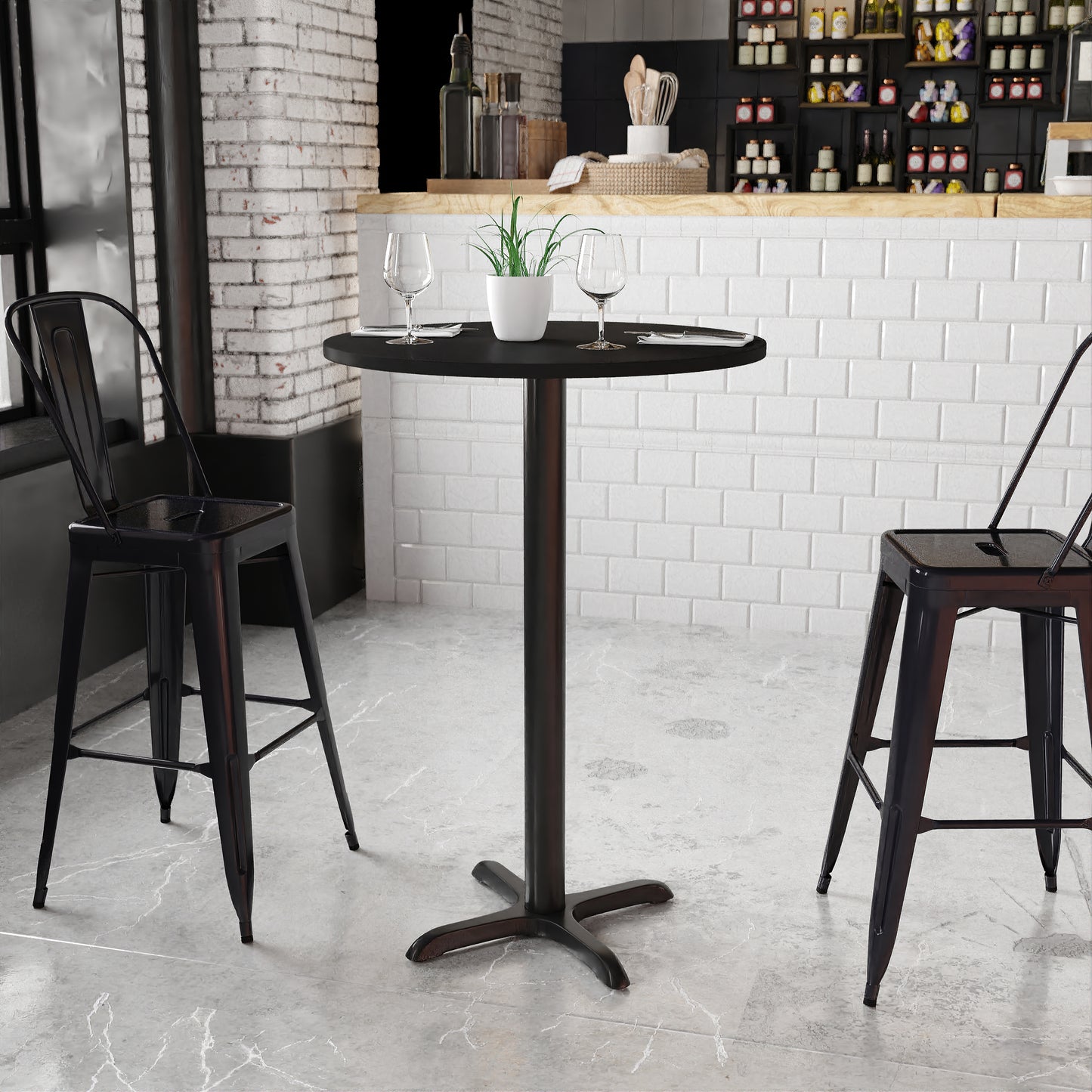 Bar Height Hospitality Table