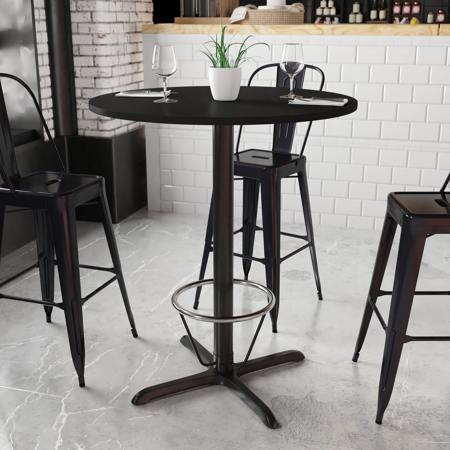 Bar Height Hospitality Table