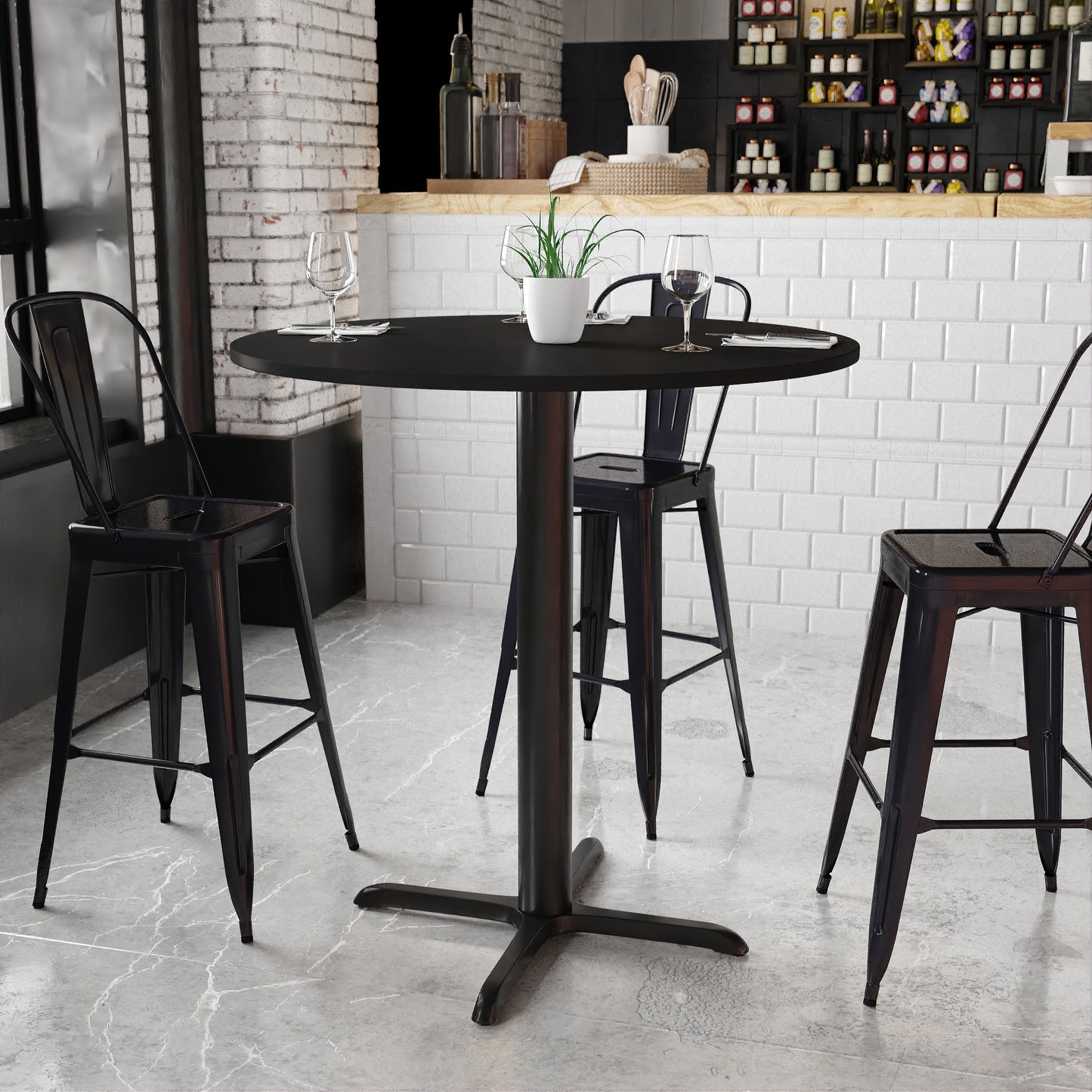 Bar Height Hospitality Table