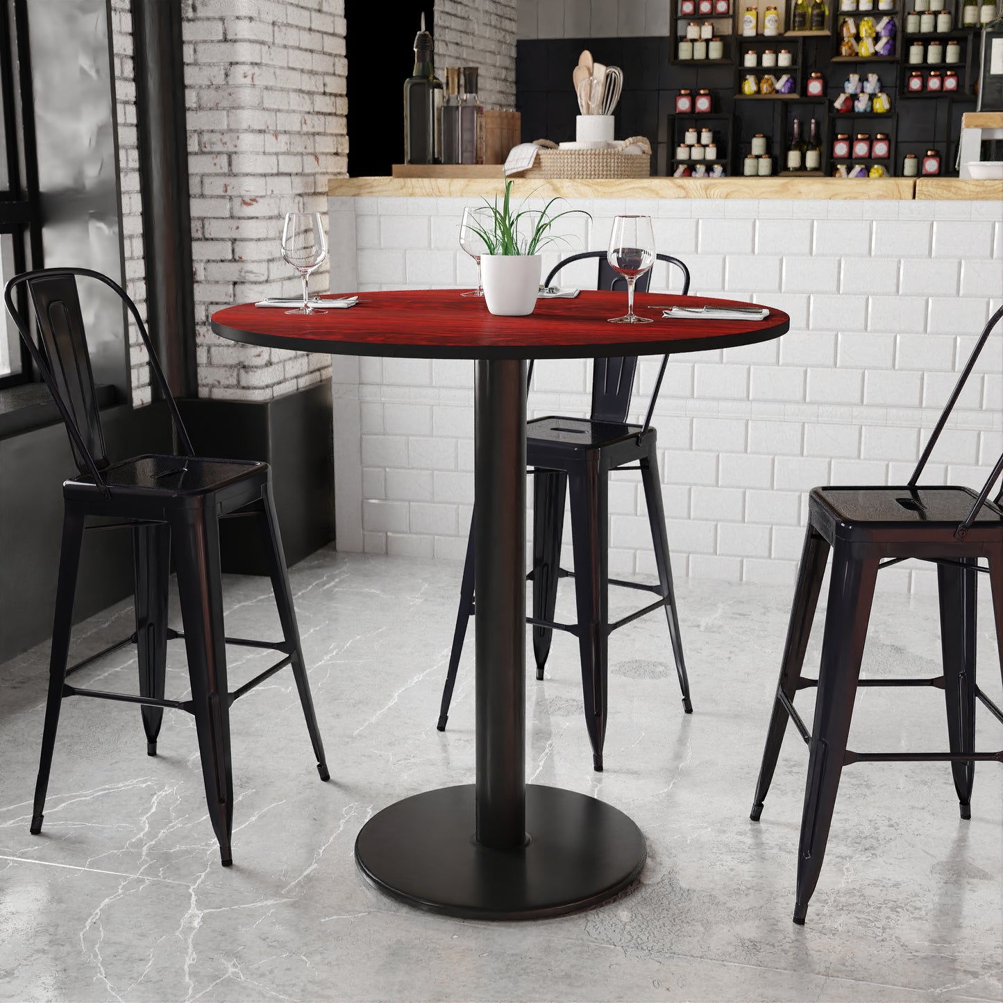 Bar Height Hospitality Table