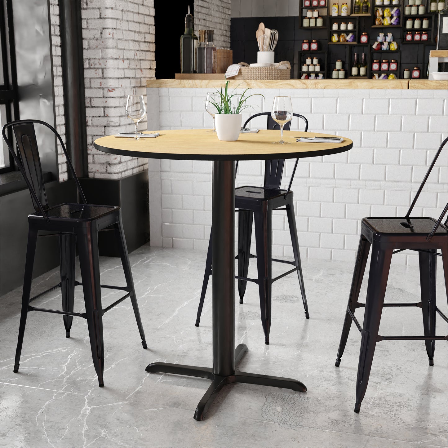 Bar Height Hospitality Table