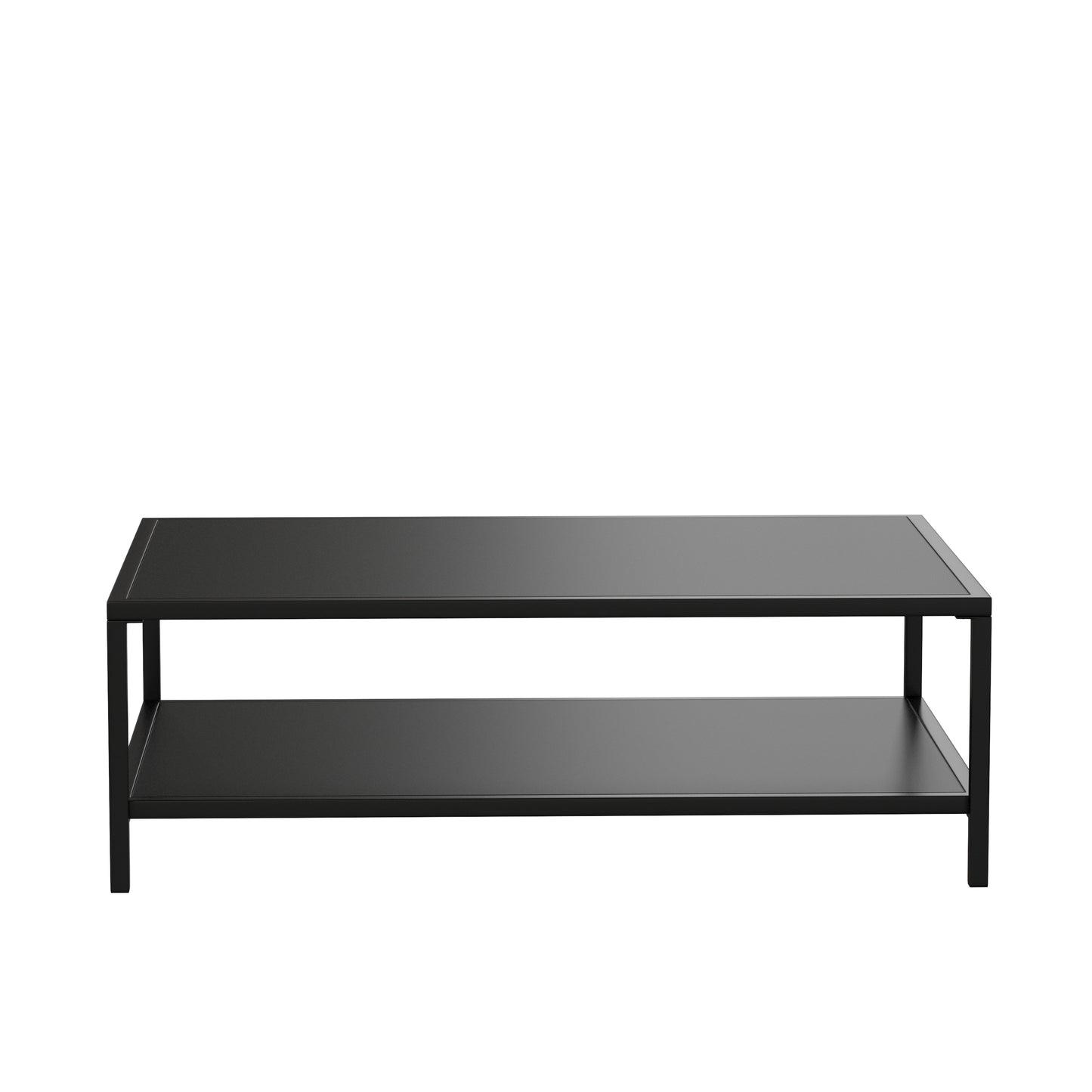 Black Outdoor Coffee Table XU-T6R60USO-2T-BK-GG