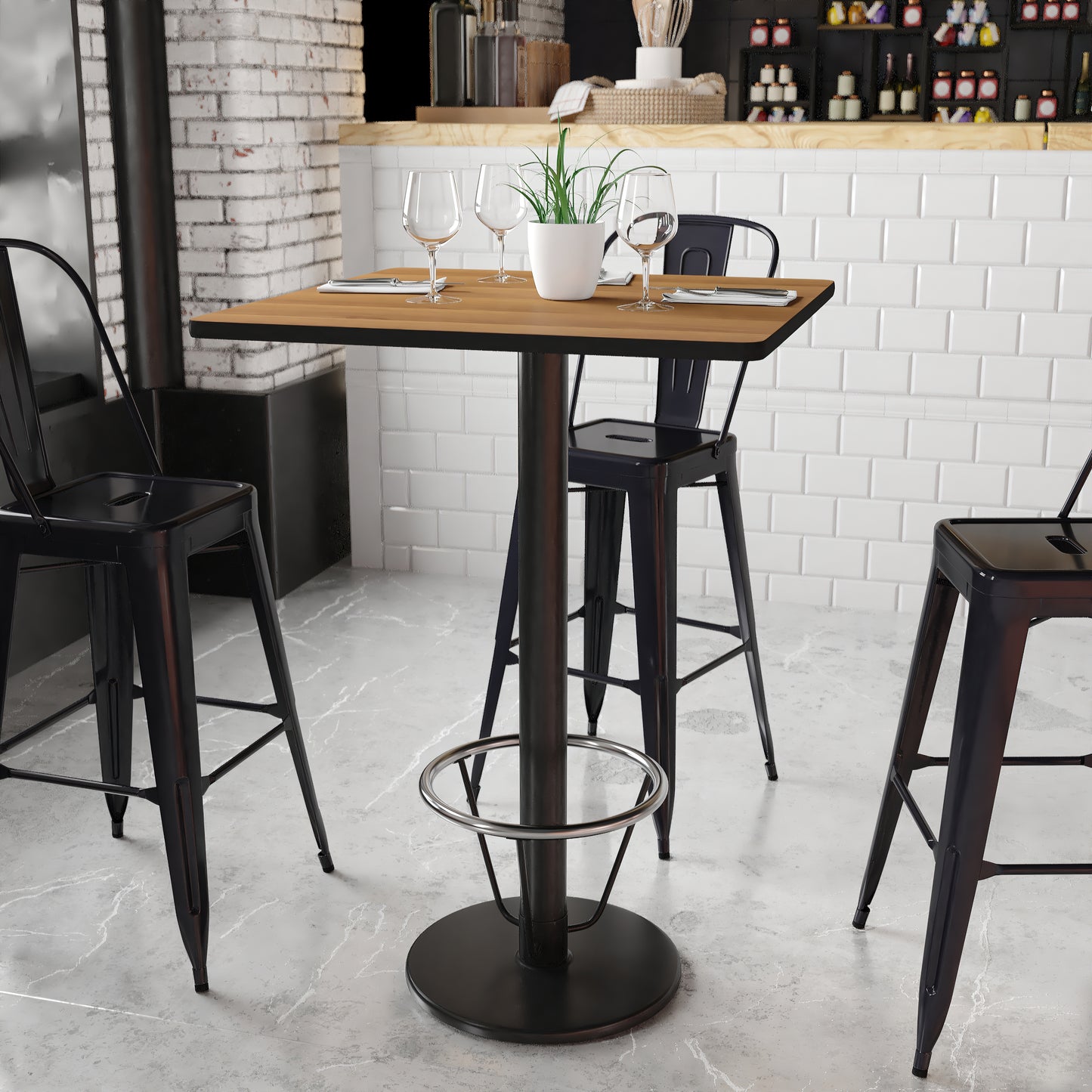 Bar Height Hospitality Table