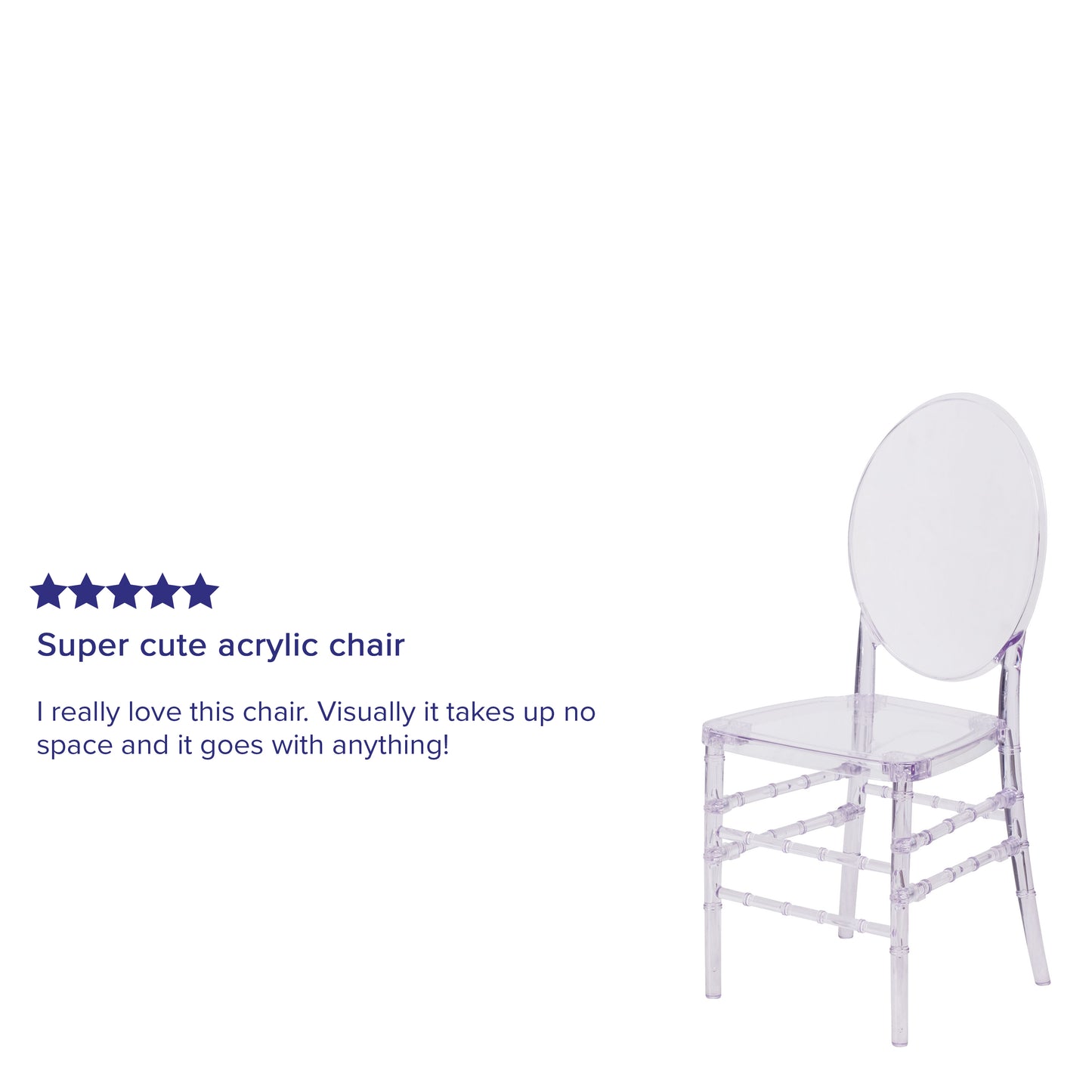 Crystal Ice Florence Chair Y-3-GG