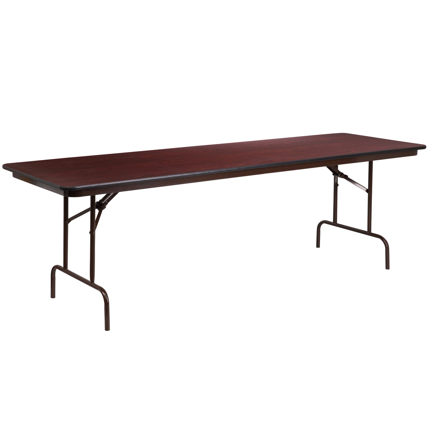 30x96 Mahogany Wood Fold Table YT-3096-HIGH-WAL-GG