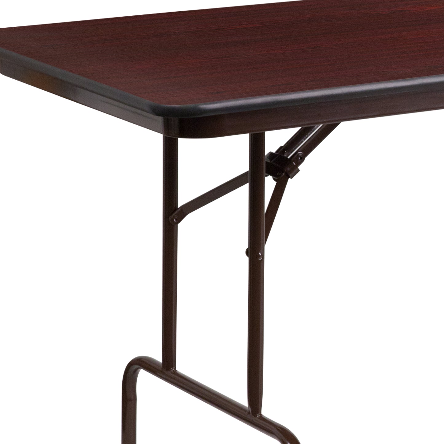 30x96 Mahogany Wood Fold Table YT-3096-MEL-WAL-GG