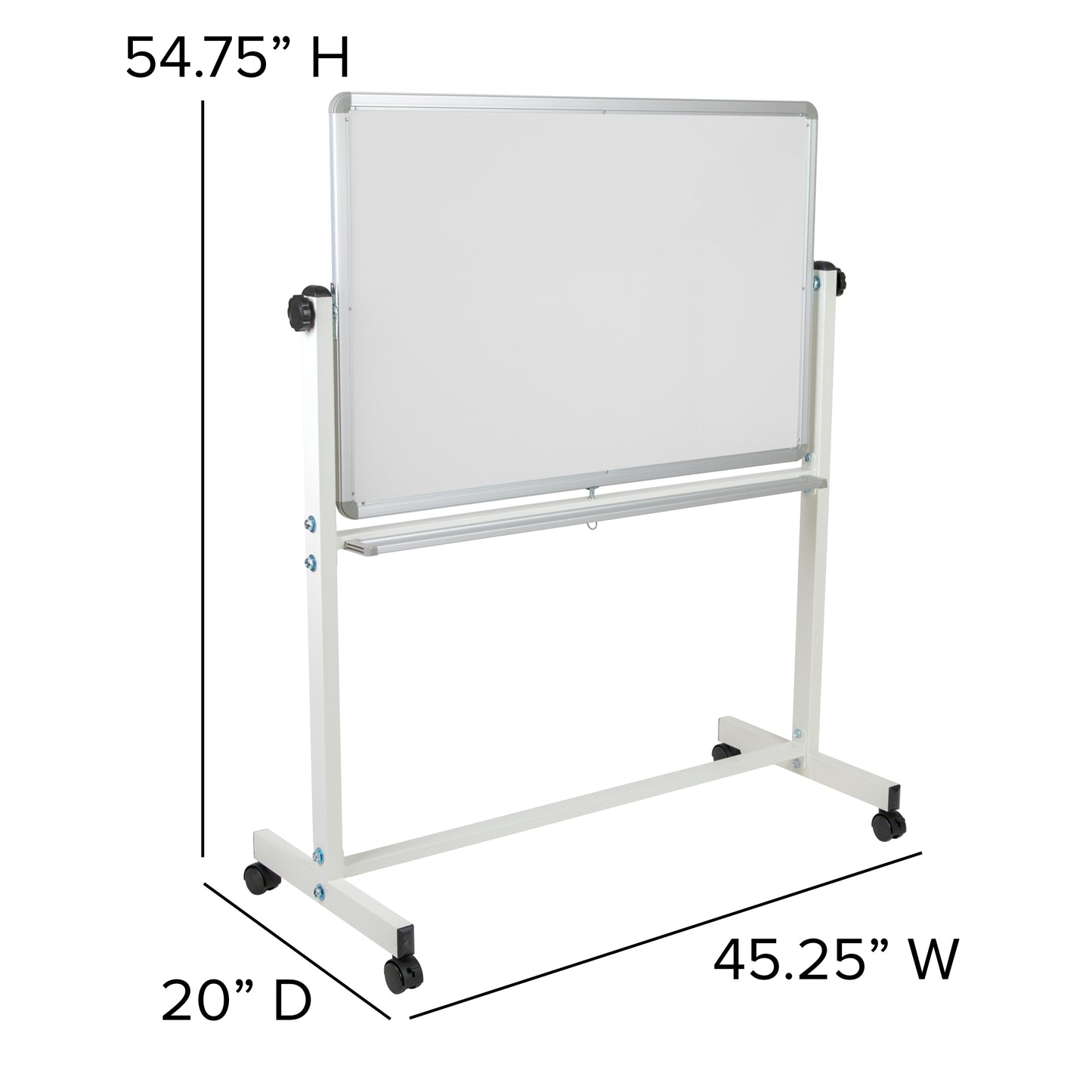 45.25"W x 54.75"H White Board YU-YCI-001-GG