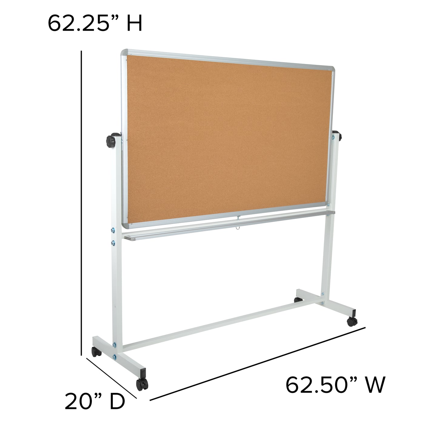 62.5"W x 62.25"H Cork/Marker YU-YCI-004-CK-GG