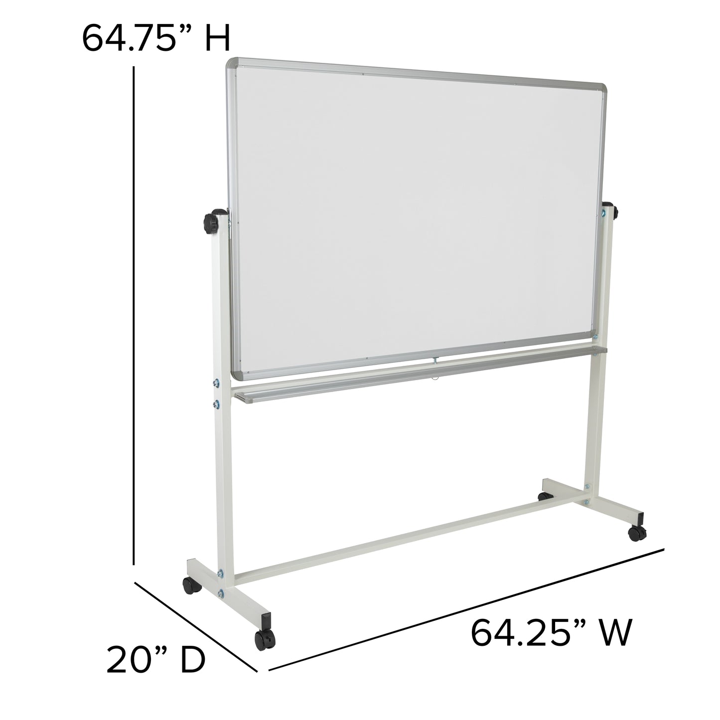 64.25"W x 64.75"H White Board YU-YCI-005-GG